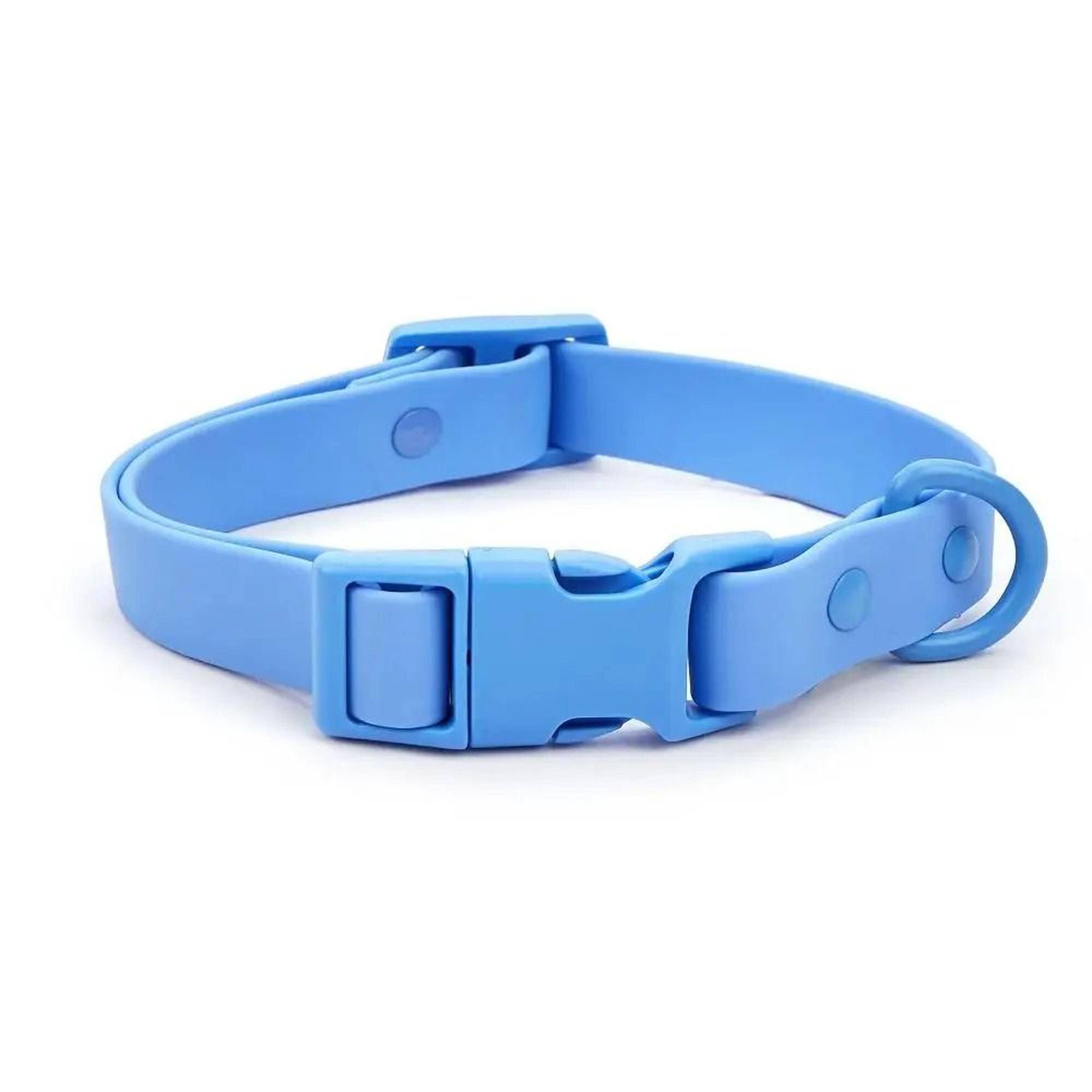 Elastic Webbing Identification Collar  Waterproof  Rustproof Safety Neckband For Active Dogs 11