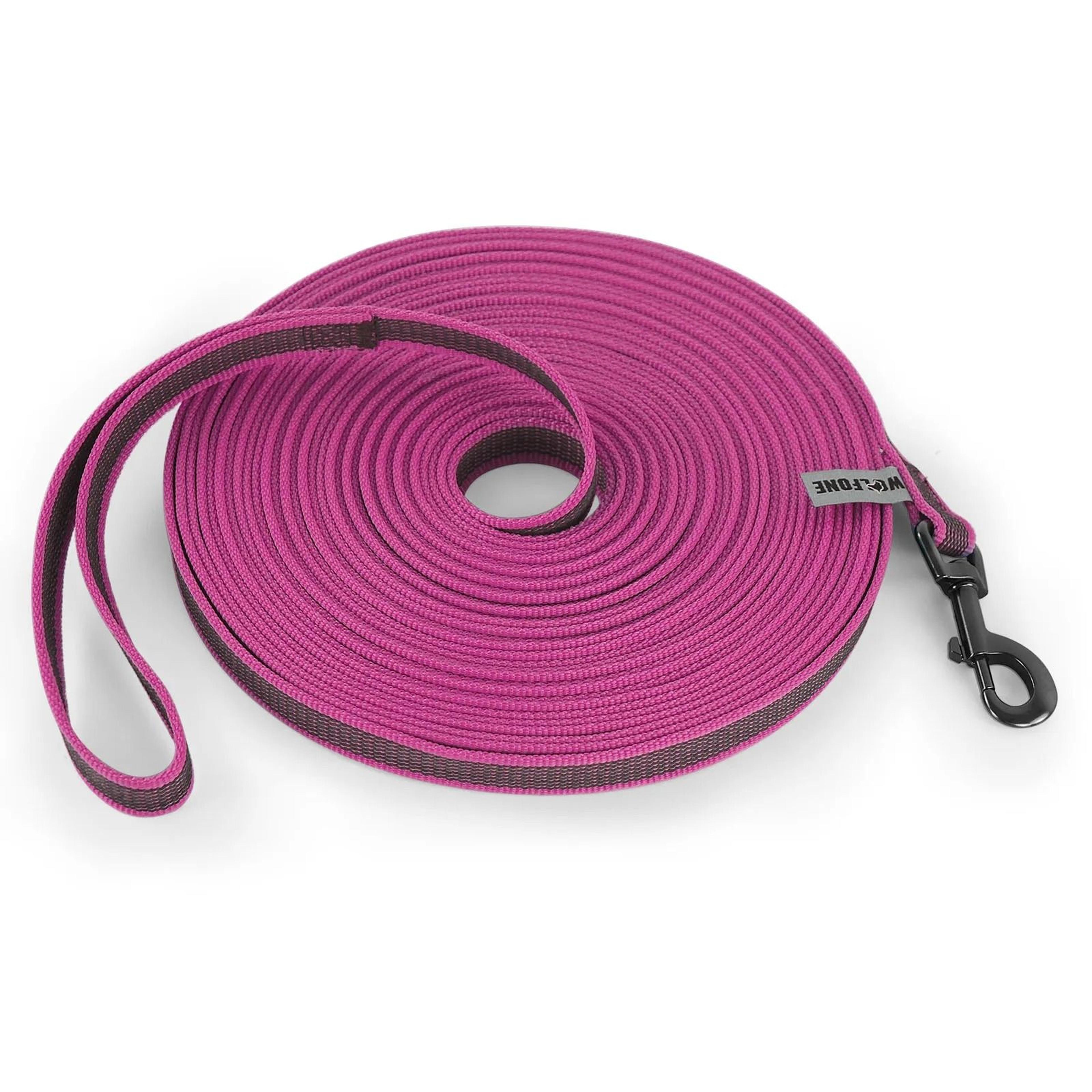 LatexThreaded NonSlip Training Leash  HighGrip Long Line For Precision Recall  Outdoor Training 12