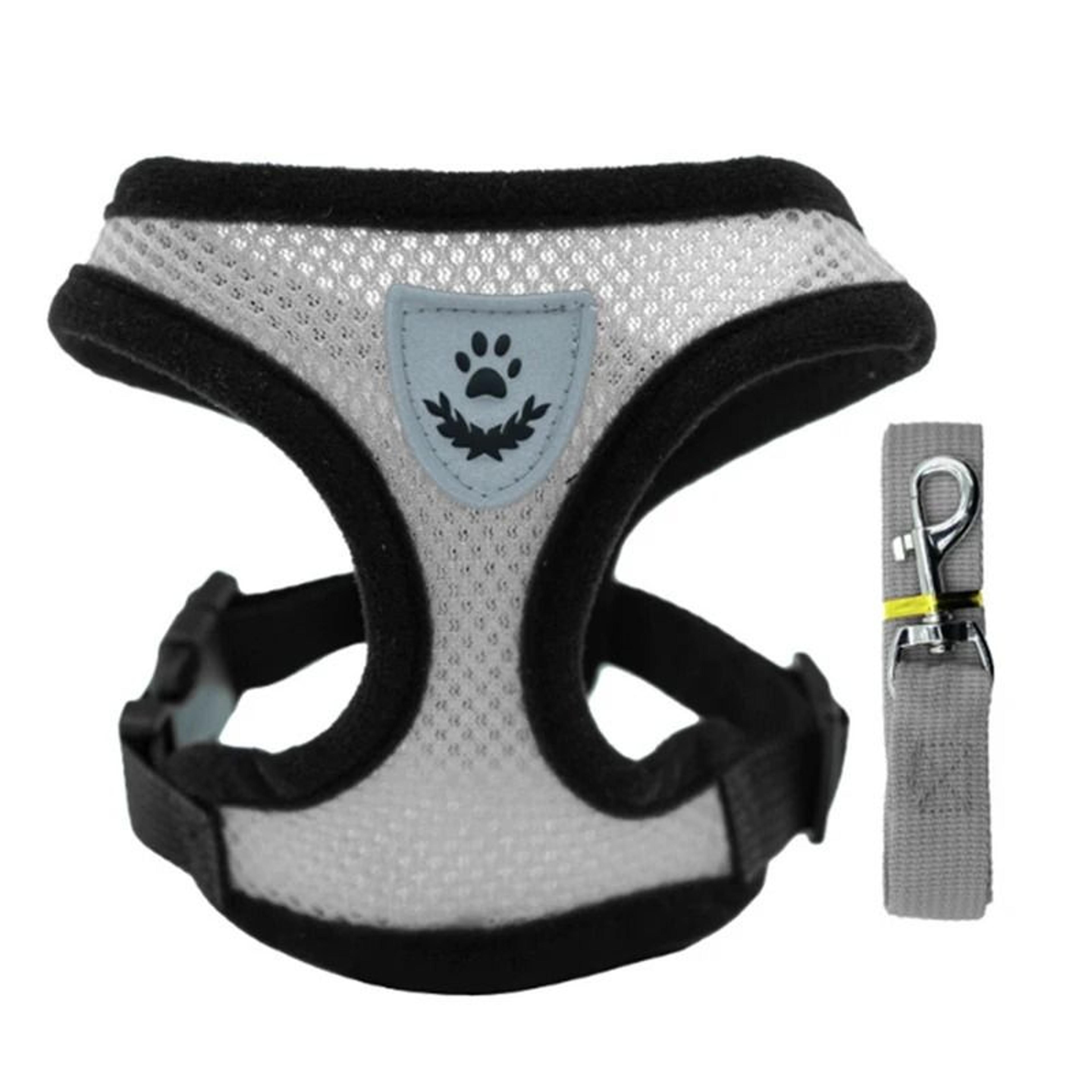 Breathable AirMesh Harness  Leash Set  Lightweight Reflective Comfort Vest For Puppies Small Dogs   9
