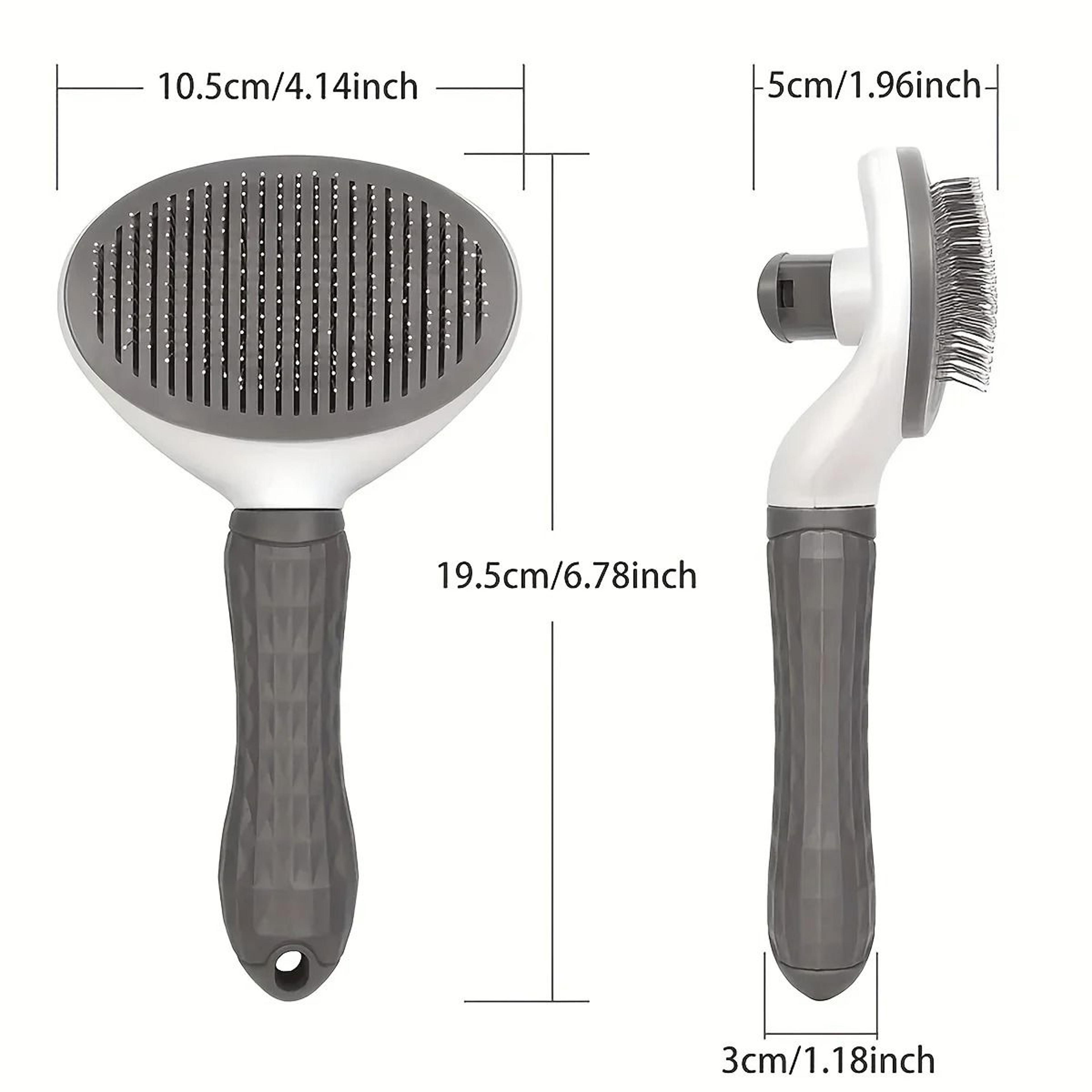 Stainless Steel Needle Grooming Comb  HighDensity Massage  Deshedding Brush For Dogs  Cats 1