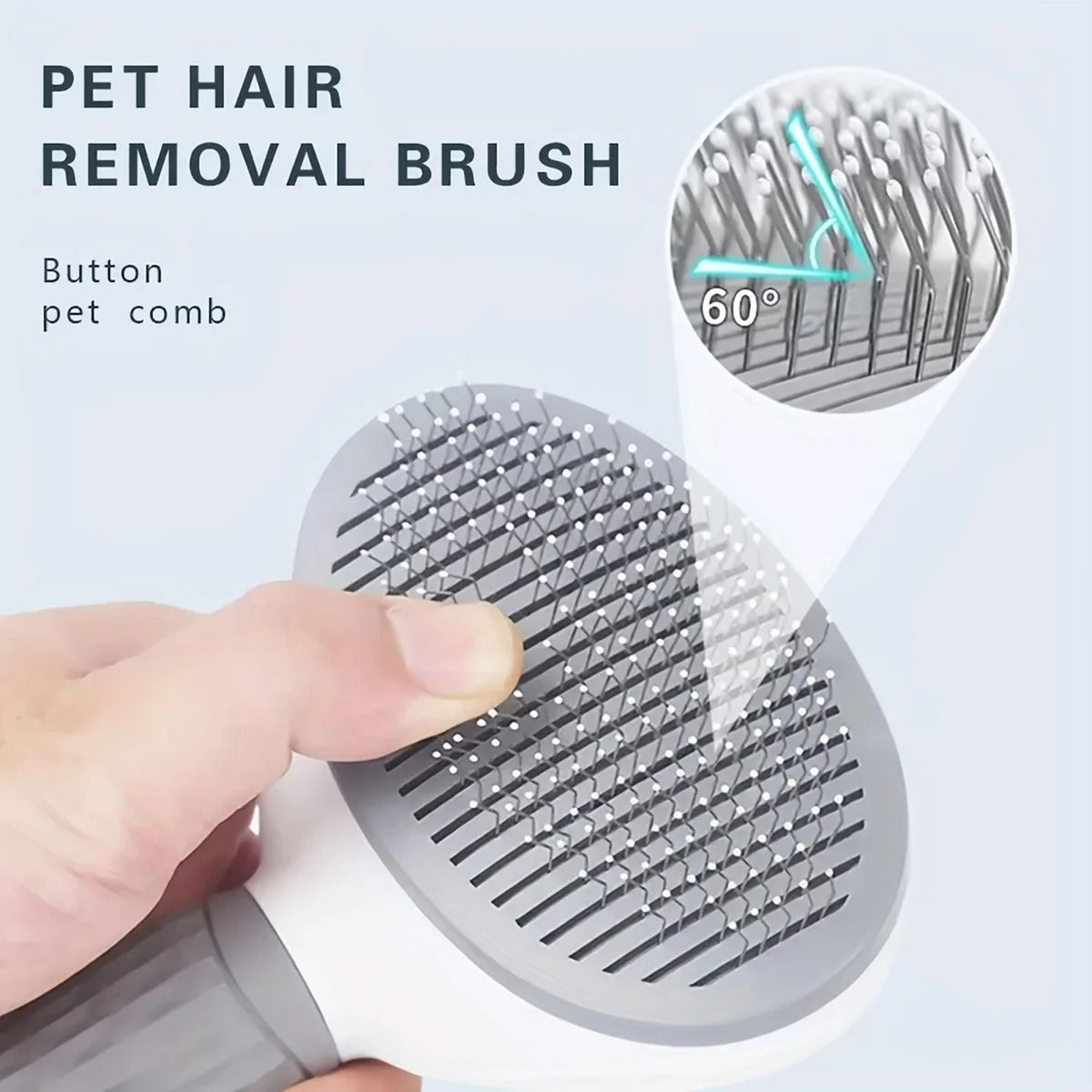 Stainless Steel Needle Grooming Comb  HighDensity Massage  Deshedding Brush For Dogs  Cats 3