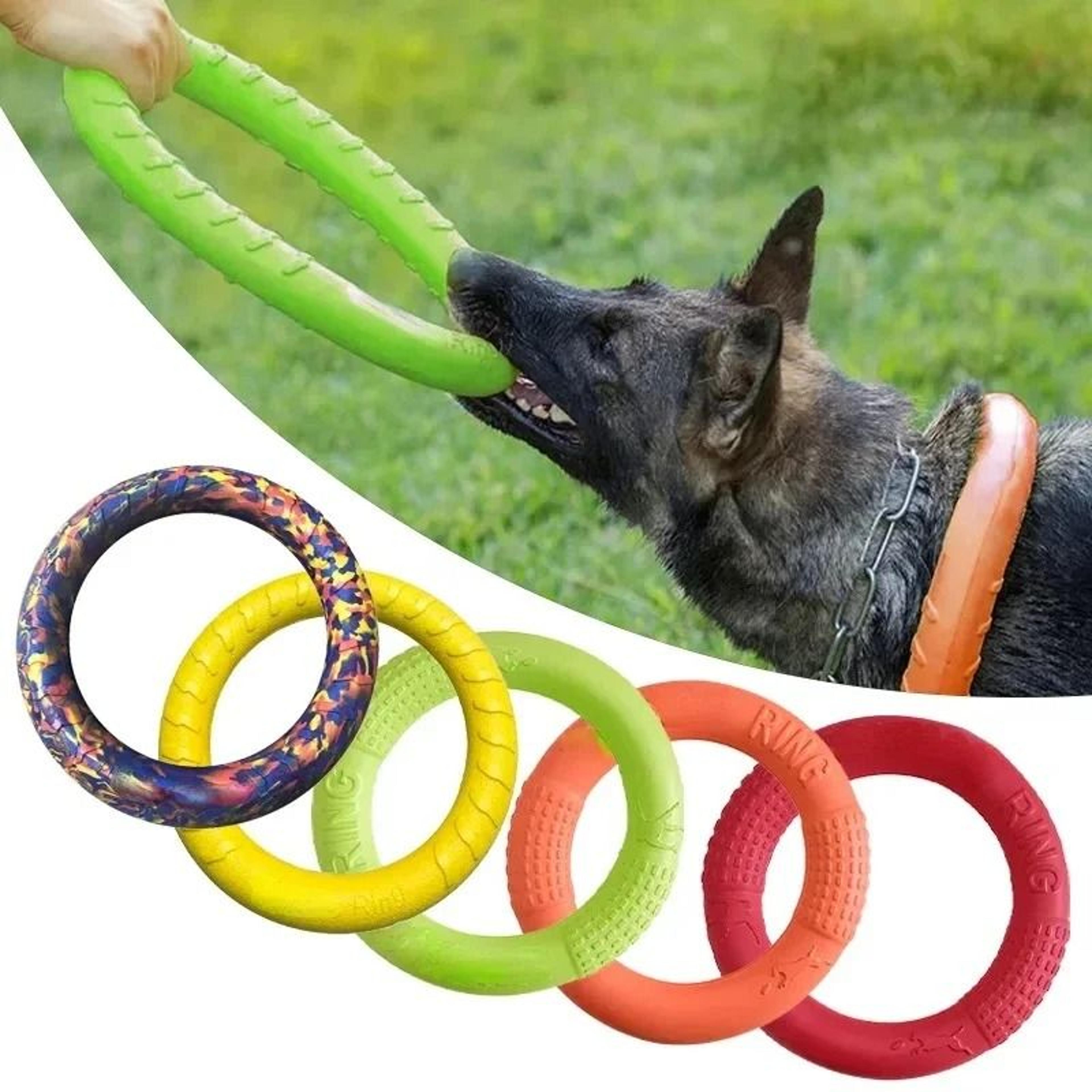 EVA HighBuoyancy Training Ring  ImpactResistant Flying Disc  Puller For Small To Large Dogs 0
