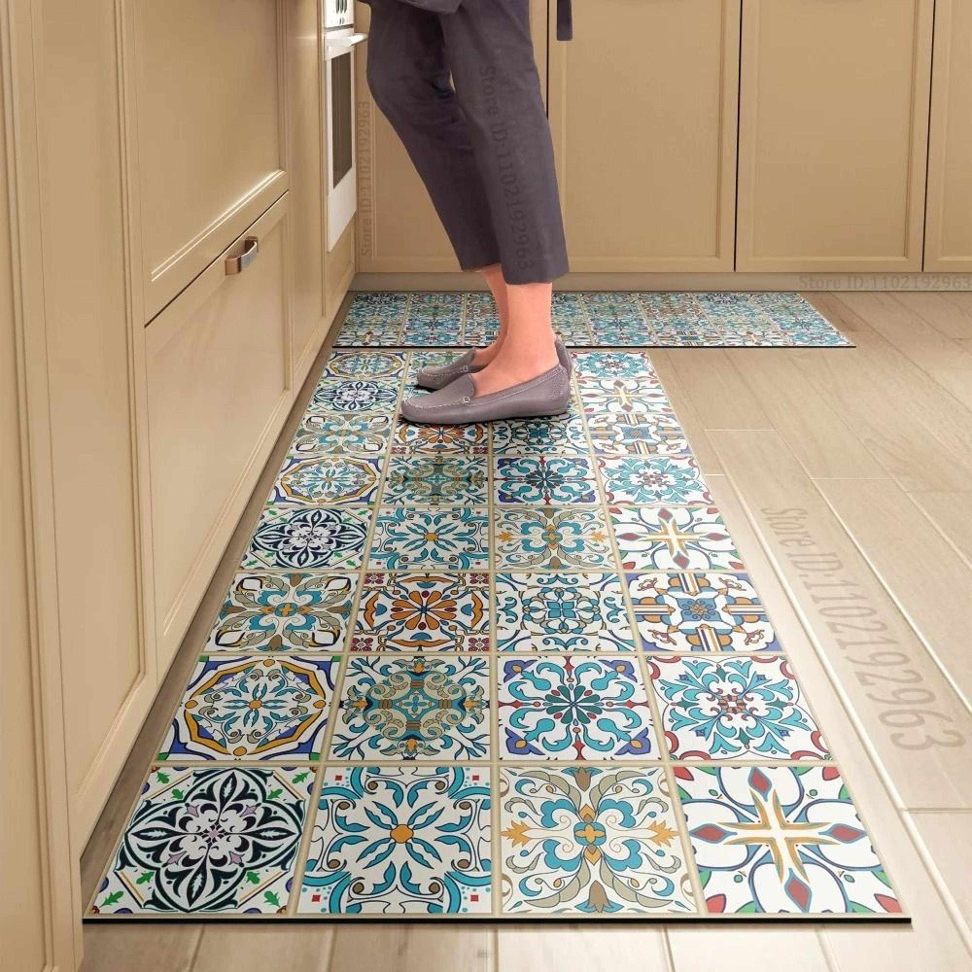 kitchen floor management system – waterproof anti-skid crystal velvet comfort mat