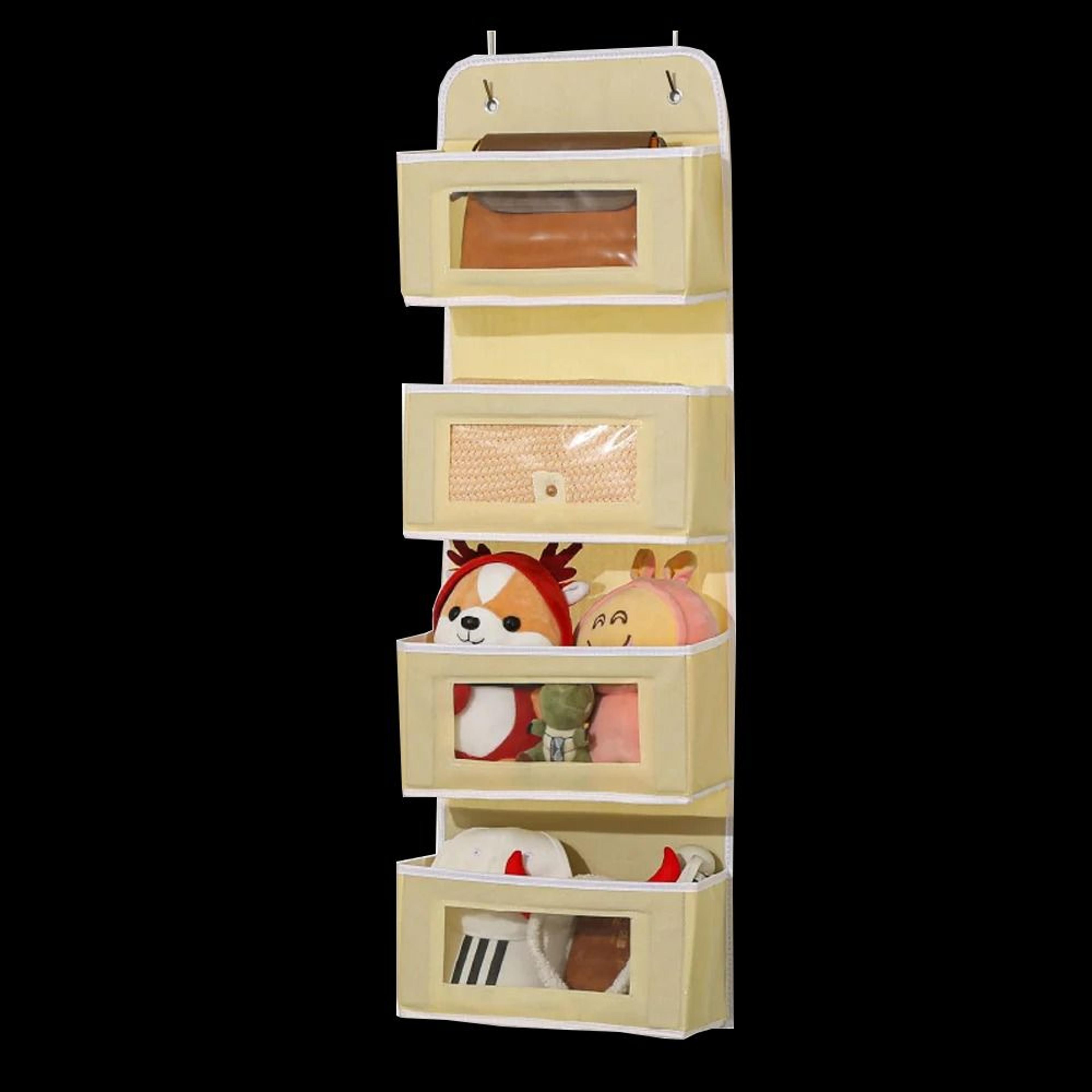 OverTheDoor Vertical Management System  HighCapacity MultiLayer Storage For Dorms Closets  Toy Orga 14