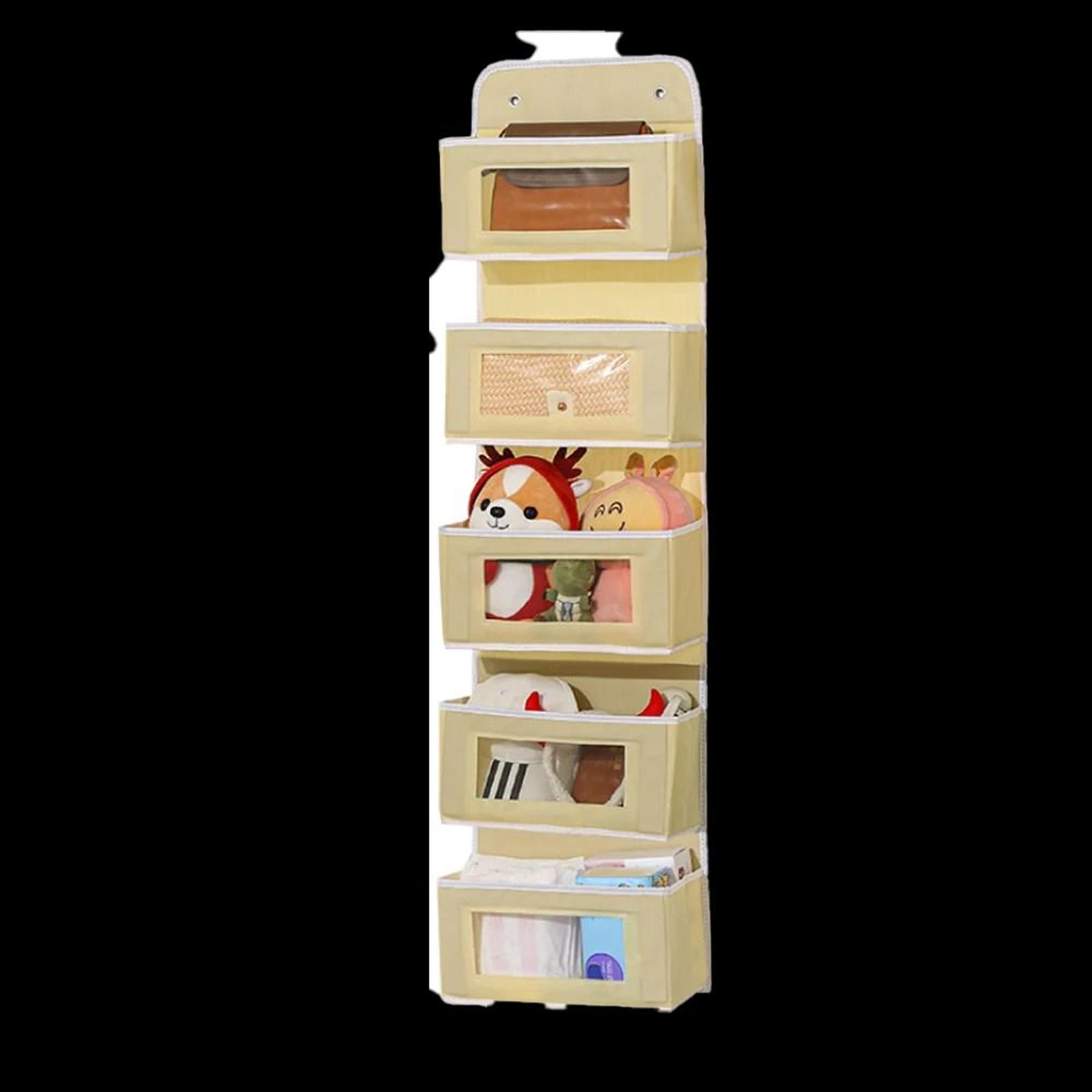 OverTheDoor Vertical Management System  HighCapacity MultiLayer Storage For Dorms Closets  Toy Orga 17