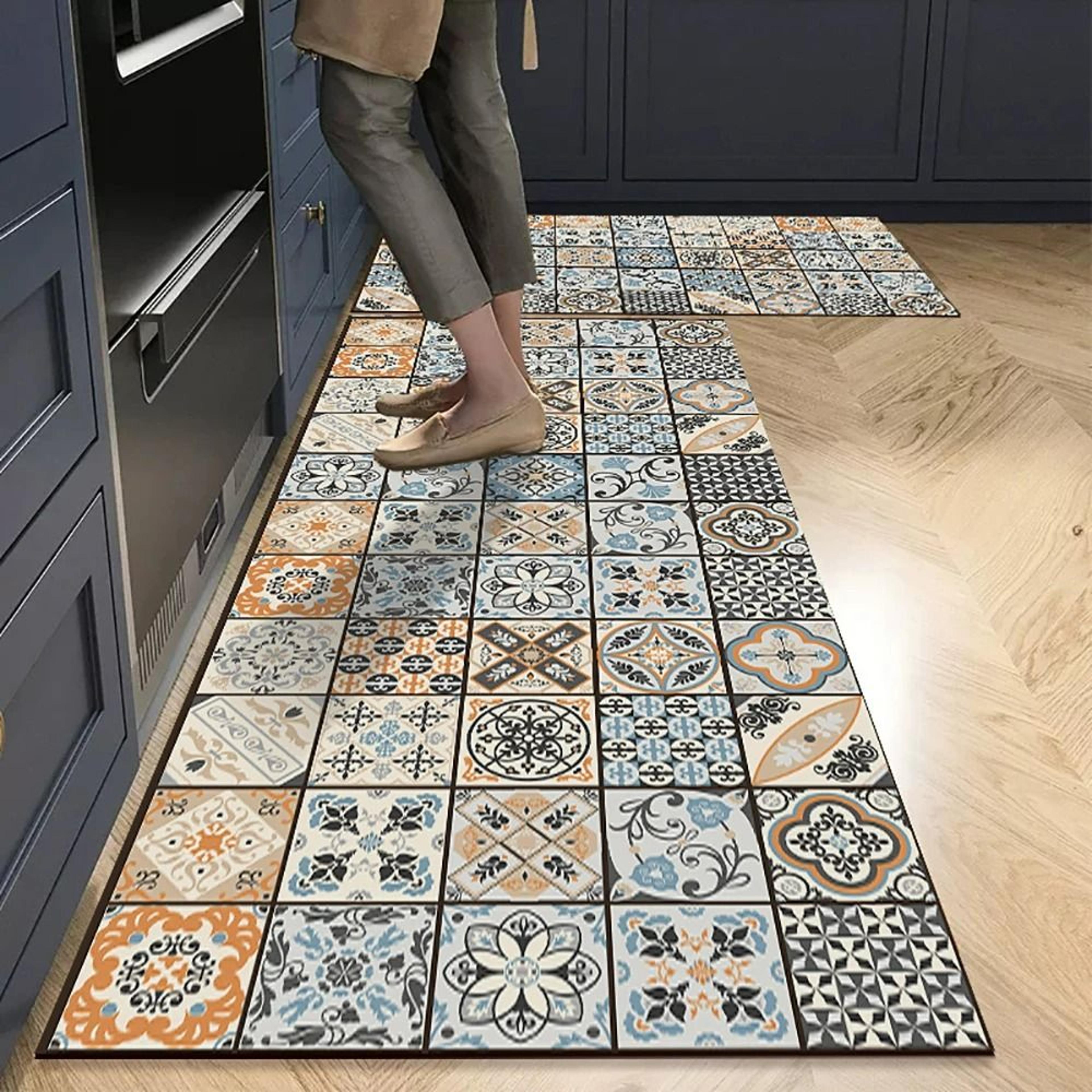 HighAbsorbency Printed Kitchen Management System  NonSlip Orthopedic Area Mat  LongStrip Corridor R 7