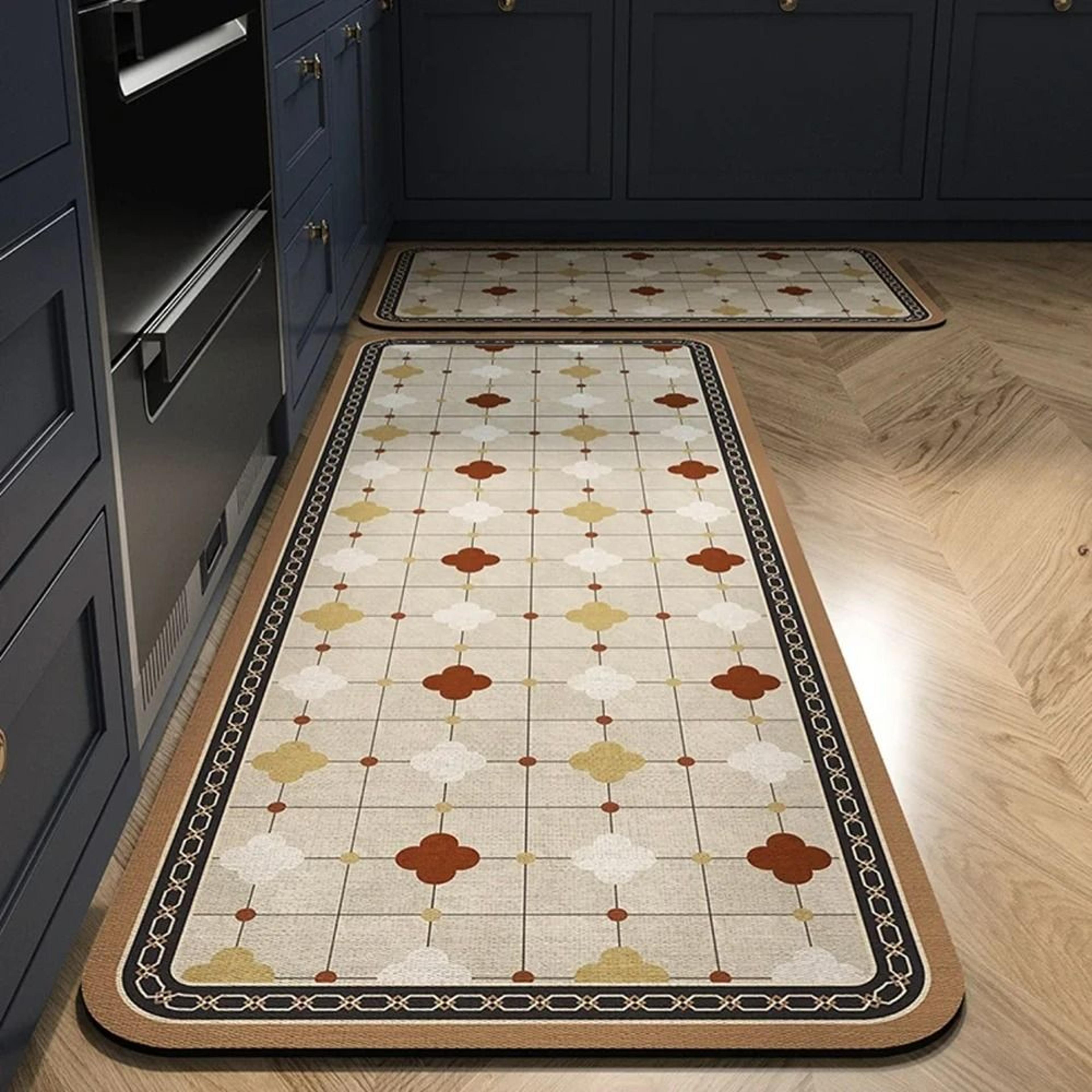 HighAbsorbency Printed Kitchen Management System  NonSlip Orthopedic Area Mat  LongStrip Corridor R 18