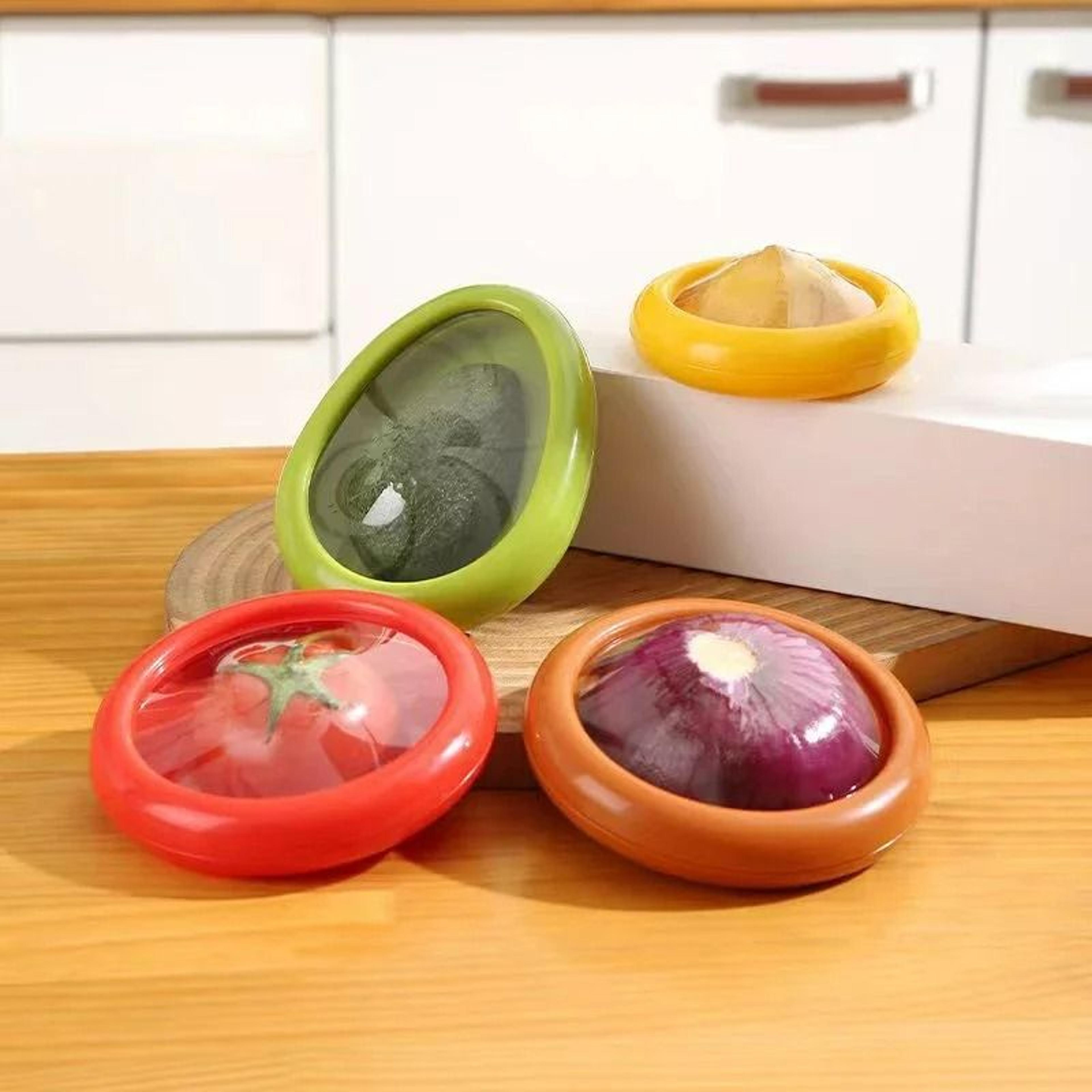 food-grade produce saver – high-performance stretch-sealing freshness pod for fruits and vegetables