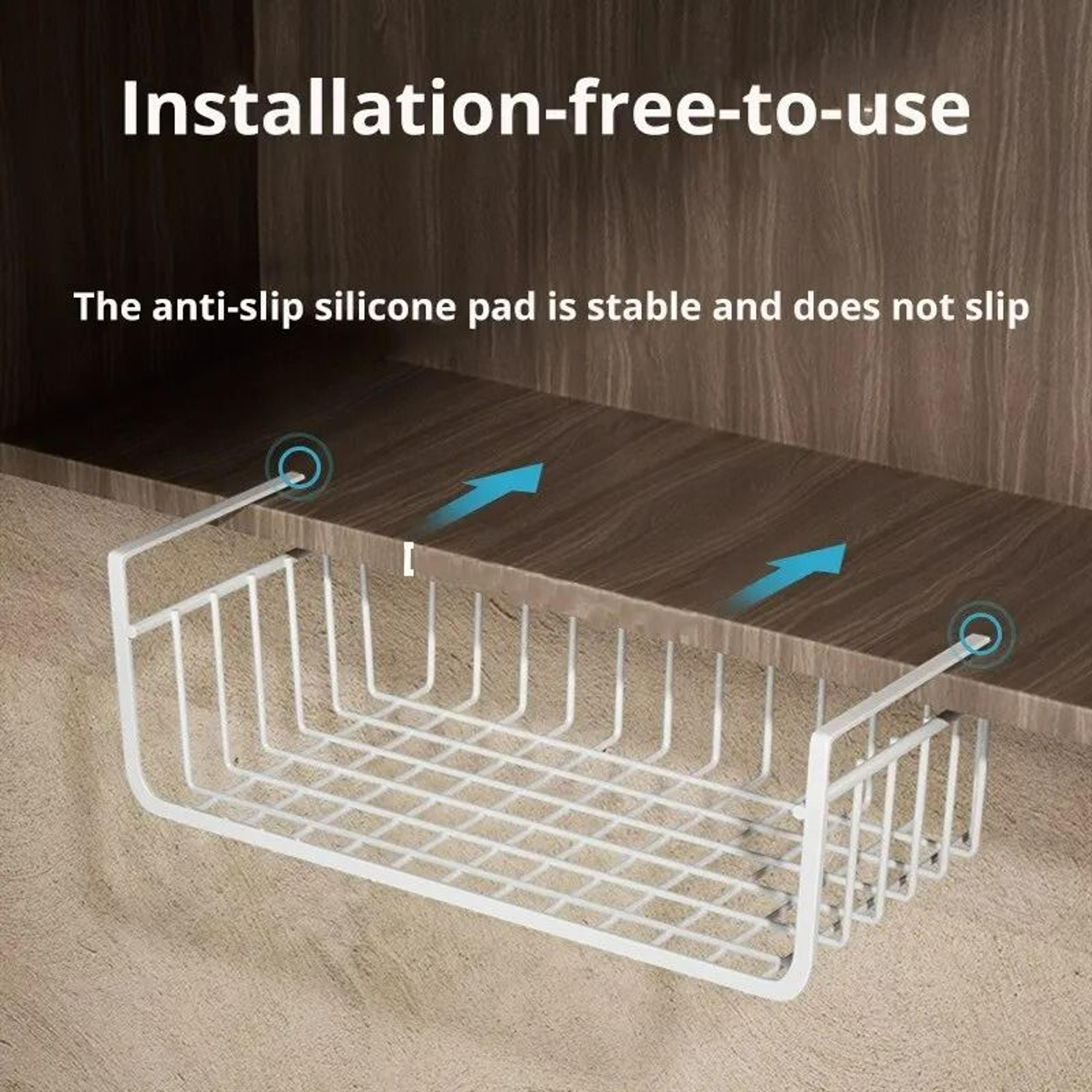 UnderCabinet Management System  HighLoad Iron Mesh Suspension Basket For Kitchen  Wardrobe 2