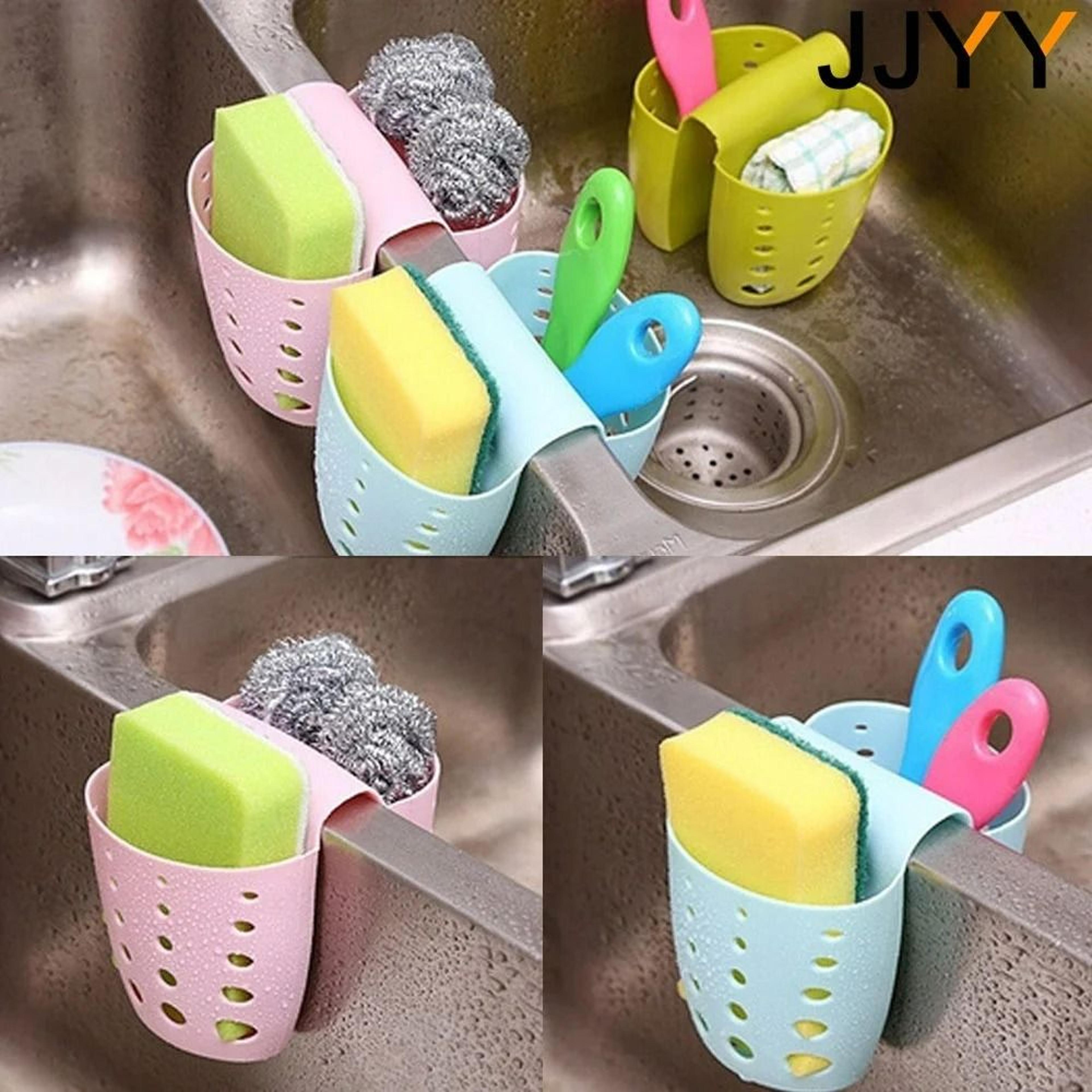 DualPocket Sink Saddle System  HighFlexibility Silicone Sponge  Soap Management Station 1