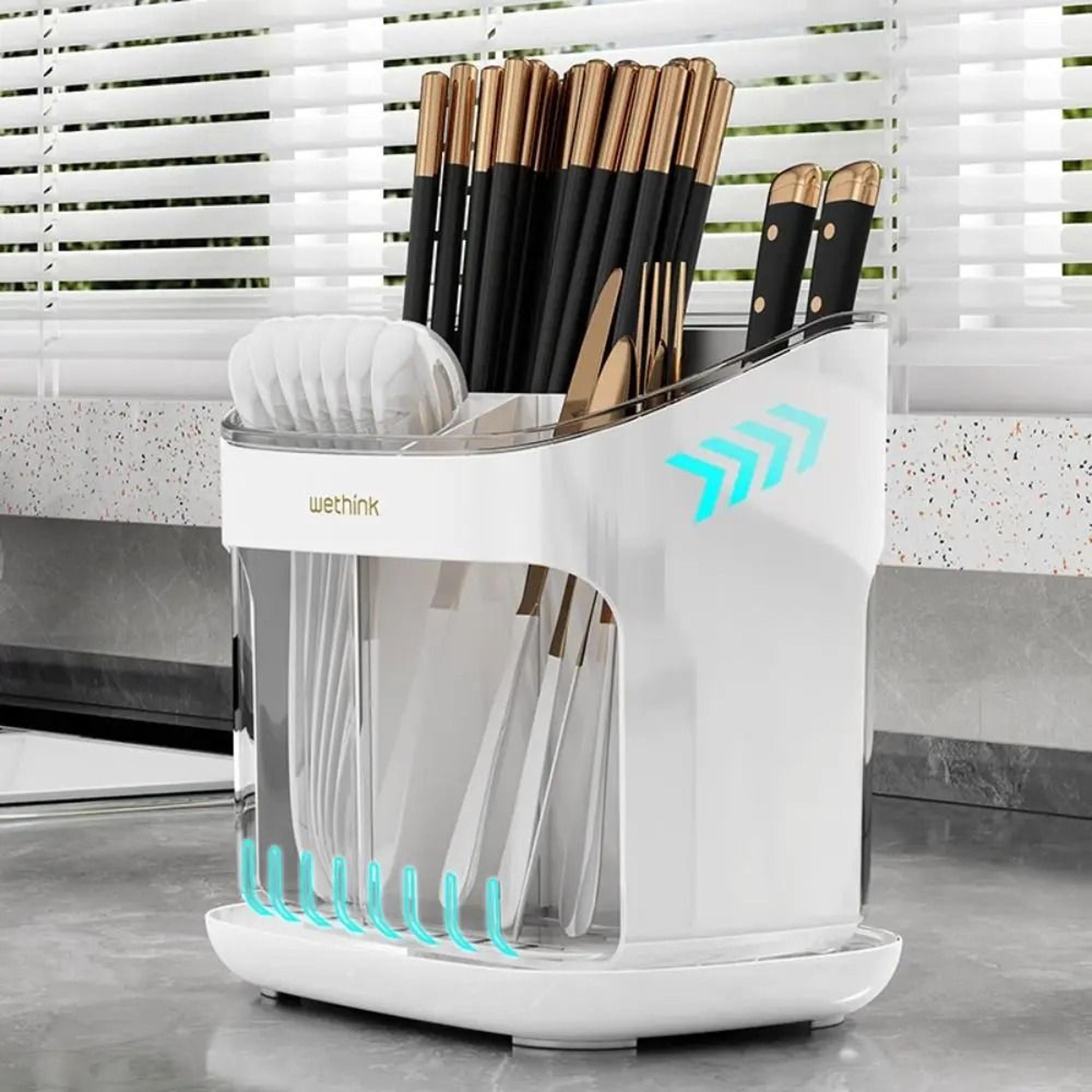 HighCapacity Tableware Management System  Detachable MultiZone Drainage Caddy For Kitchen Cutlery 2