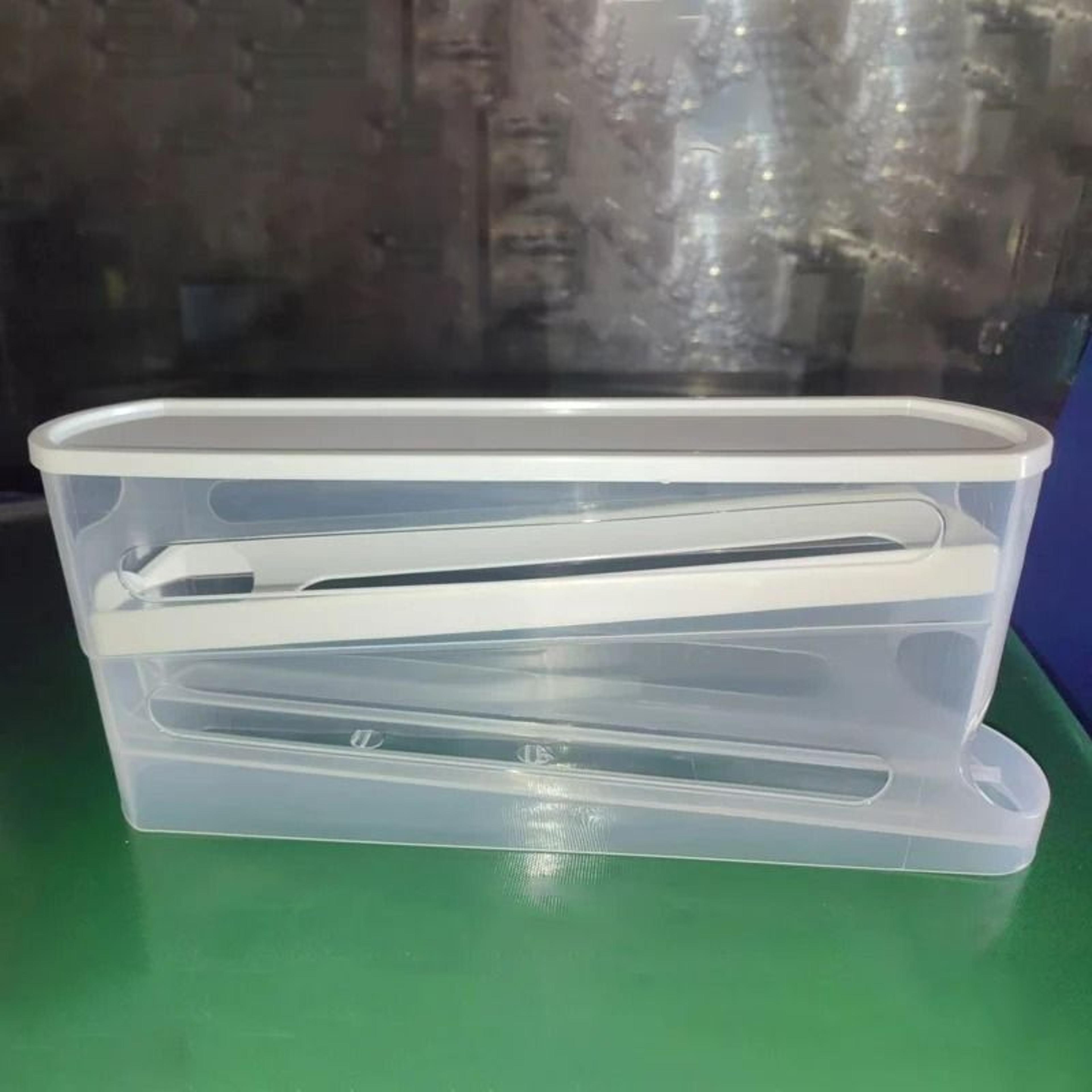 Double Layer Automatic Rolling Egg Storage Container 8