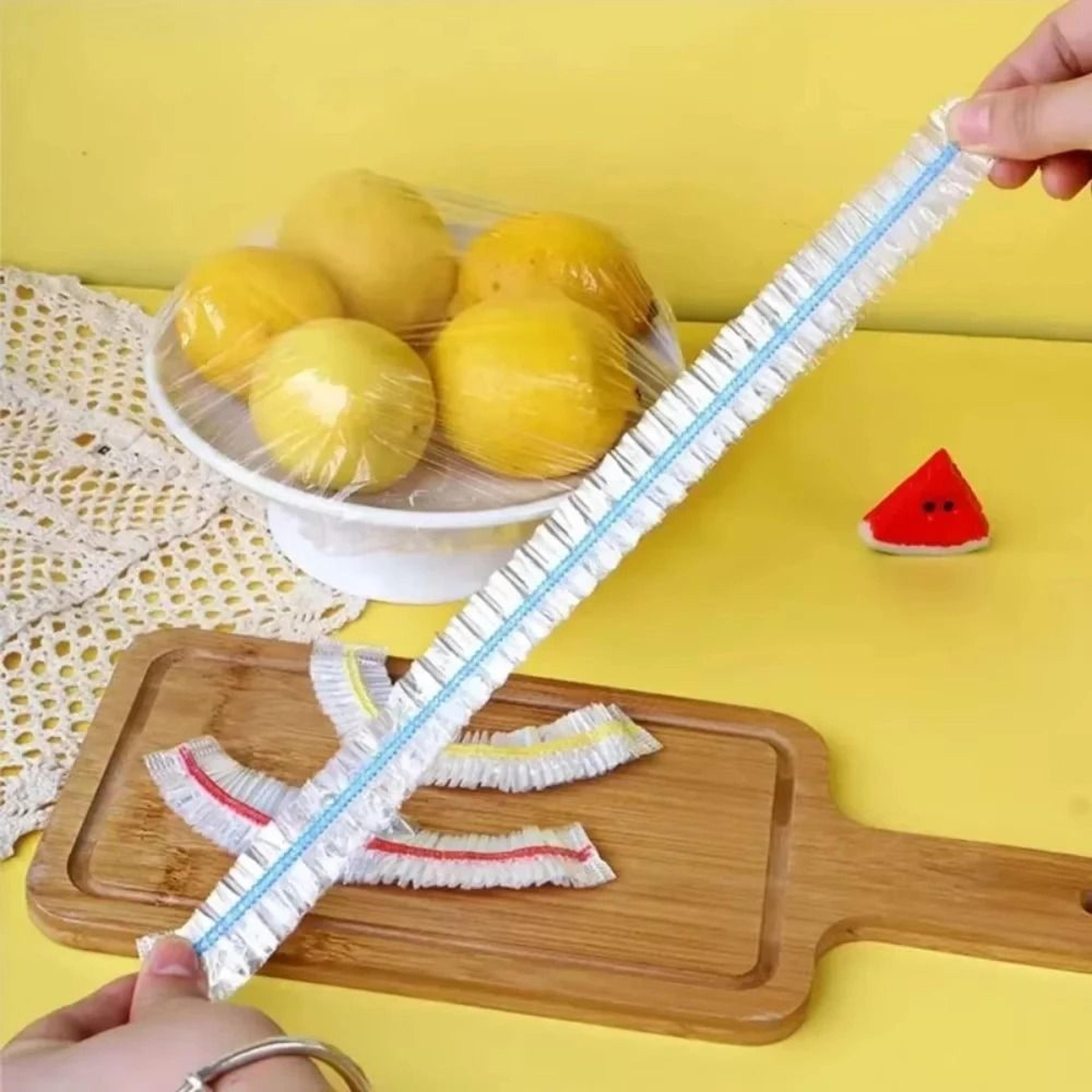 Universal Elastic Food Covers  100 Piece Disposable Set 1