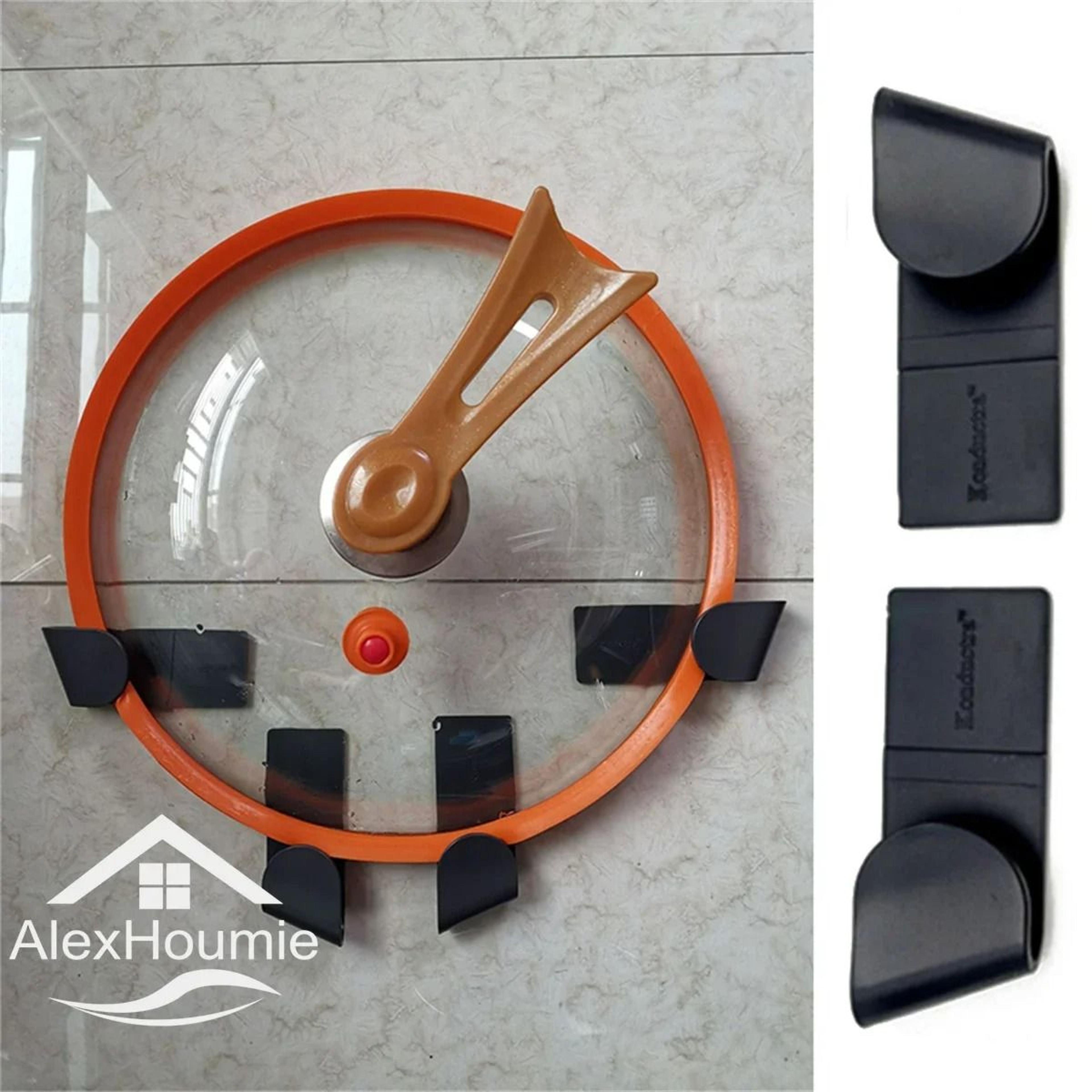 WallMounted Universal Pot Lid Organizer Set 2