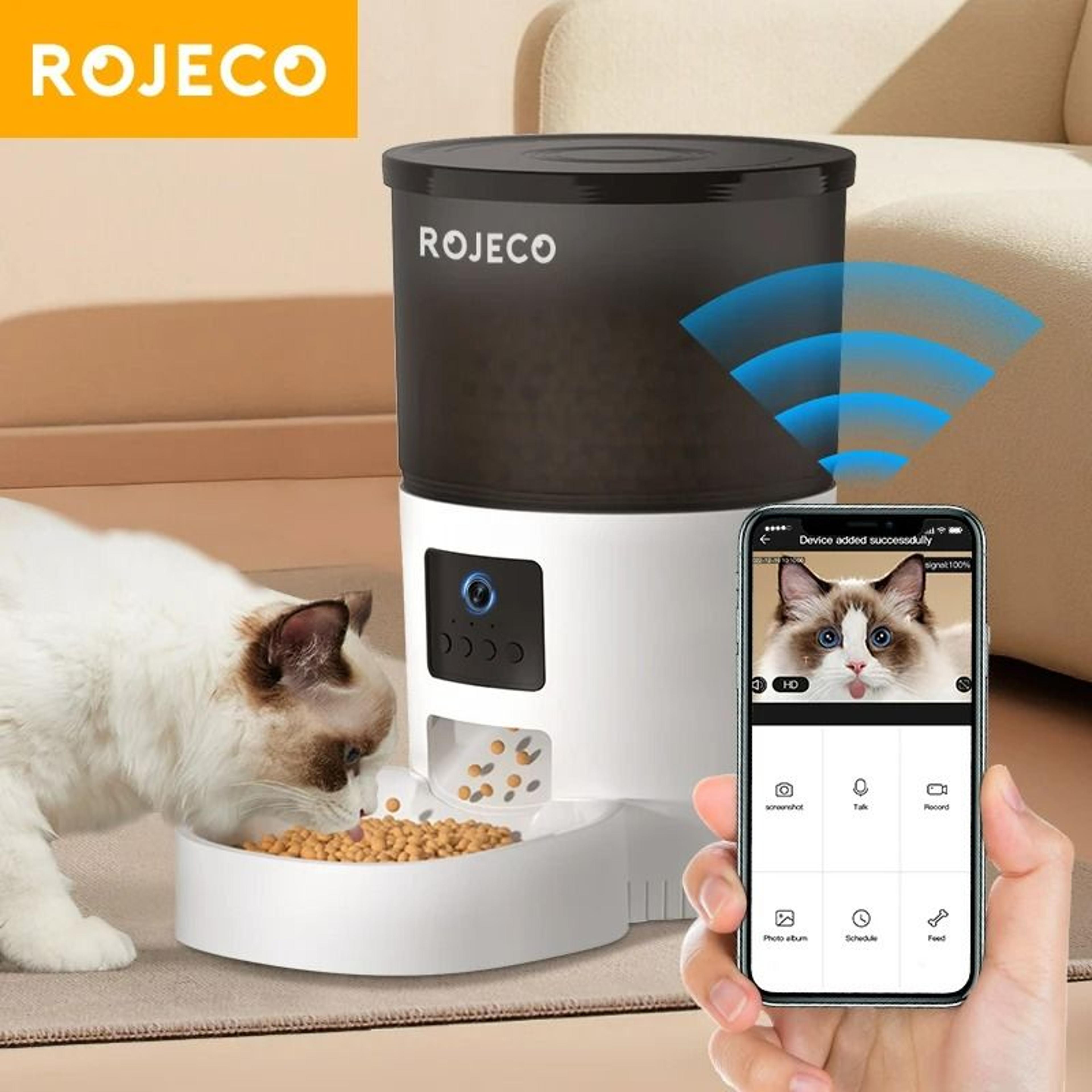 Smart HD Camera Automatic Pet Feeder With Video  Audio 1