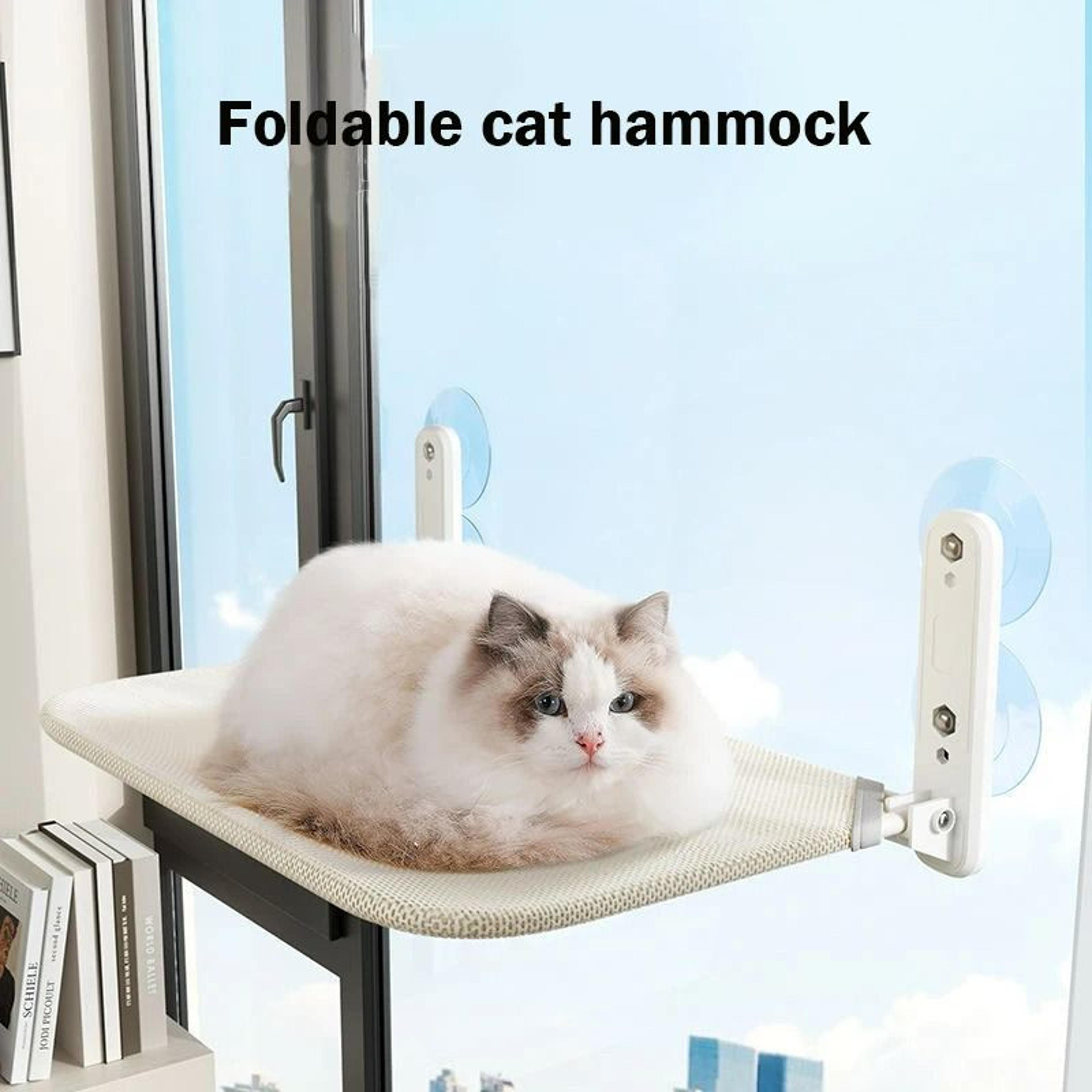 Panoramic Window Perch And Sunbathing Cat Hammock 0