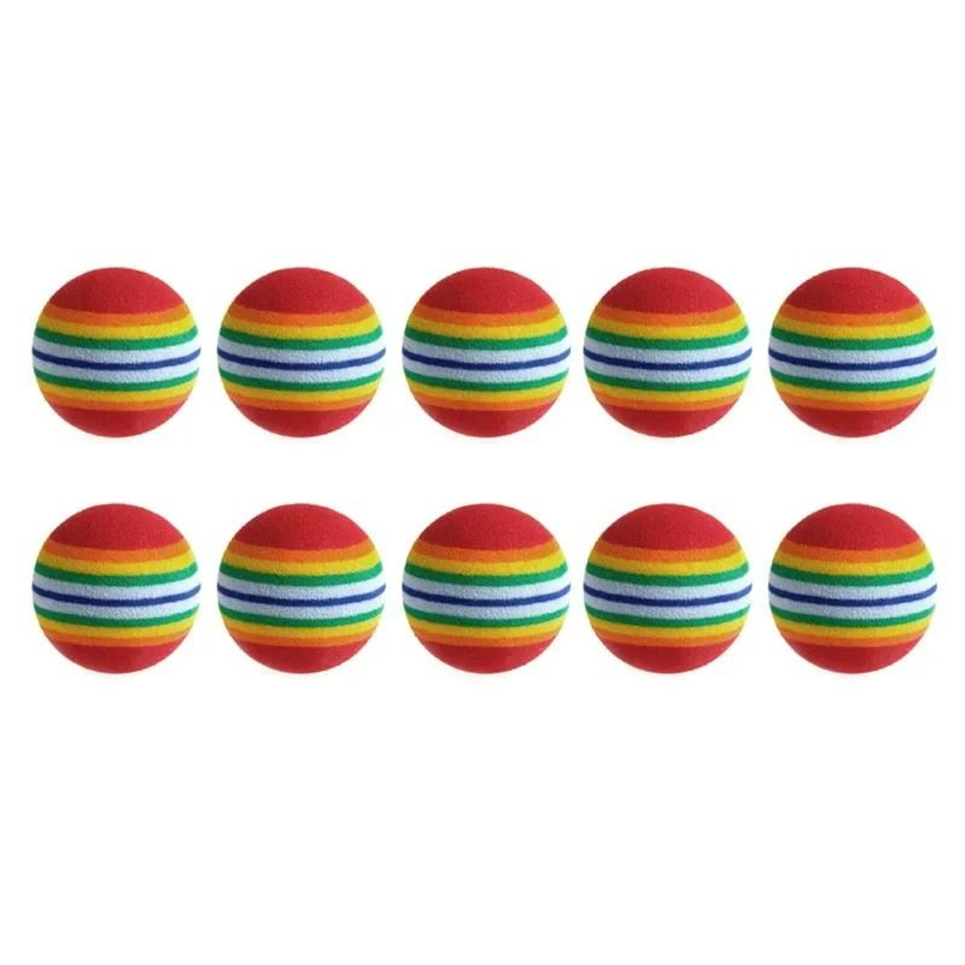 10Piece Rainbow EVA Foam Interactive Cat Balls 3