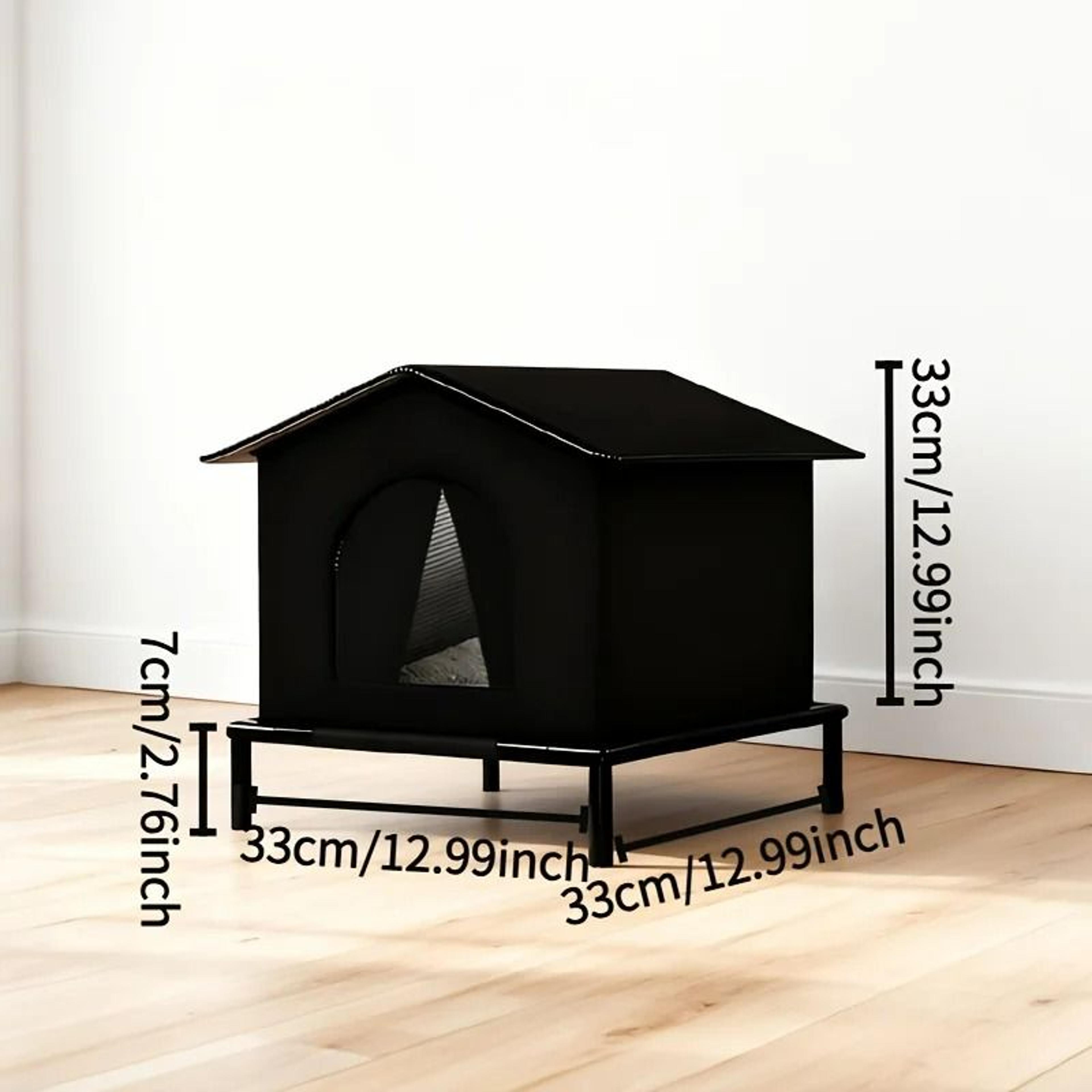 Insulated Outdoor Pet Shelter With Internal Foil Lining 7