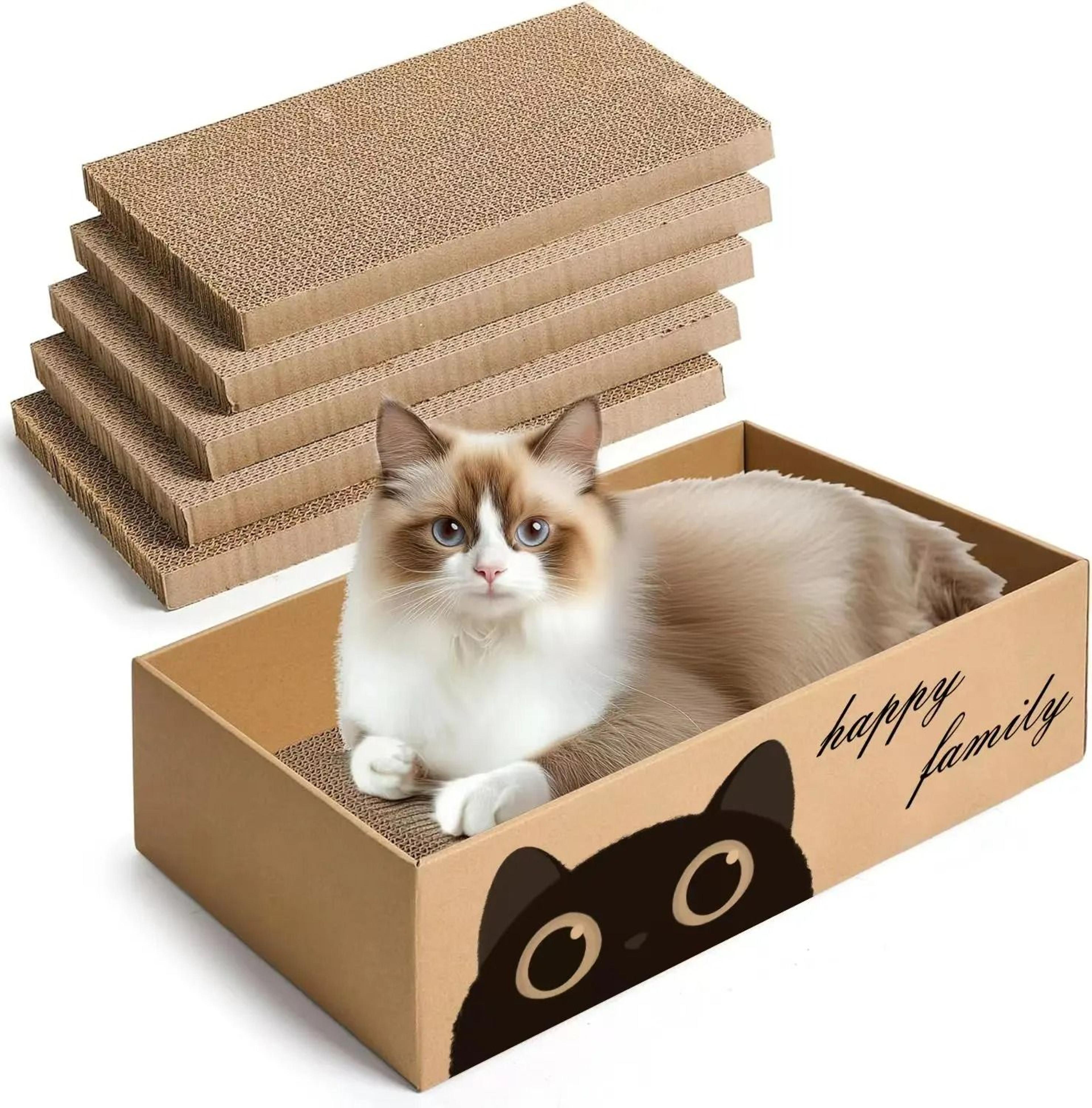 2in1 Durable Cardboard Cat Scratcher  Lounge Bed 7