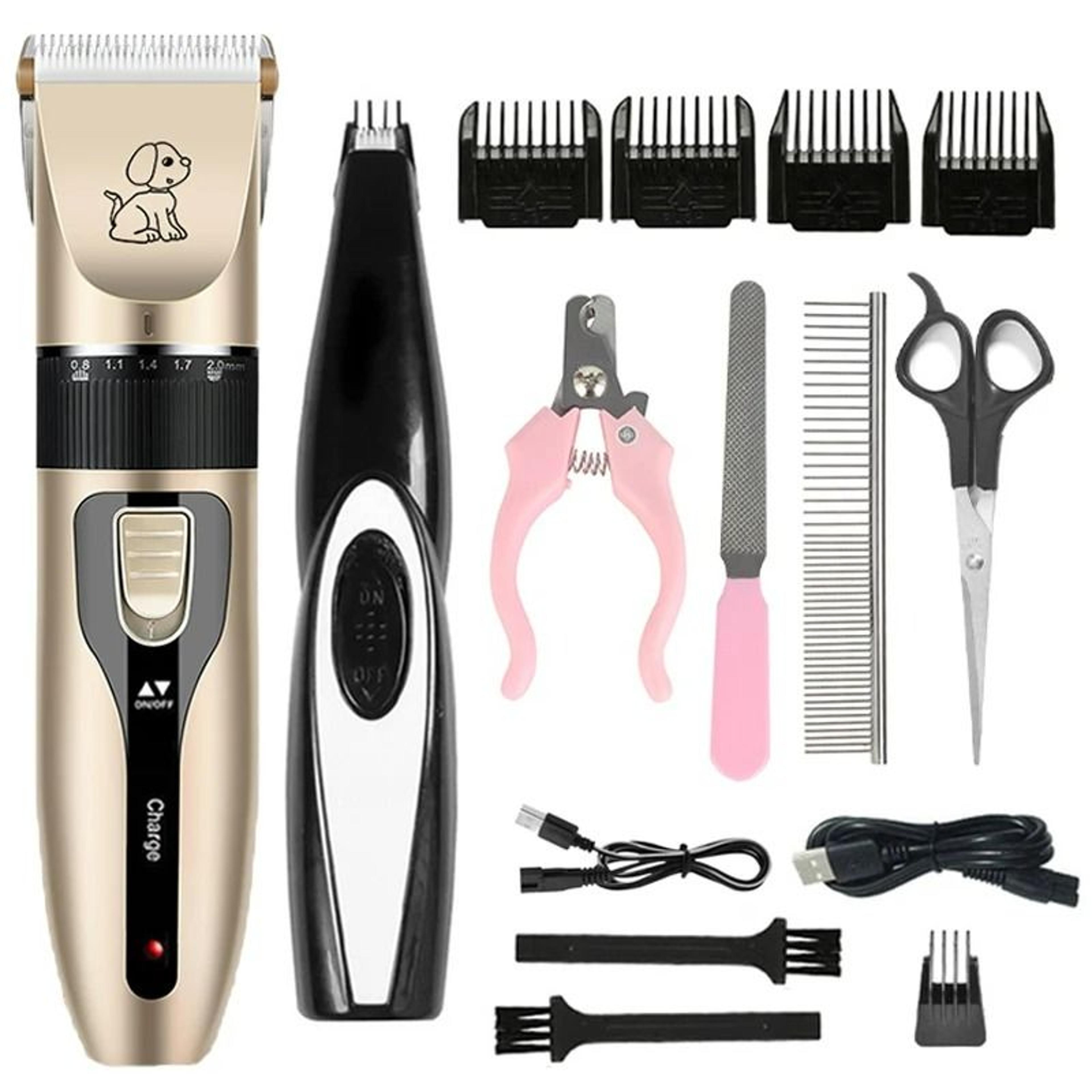 Rechargeable Pet Grooming Clipper Kit 1