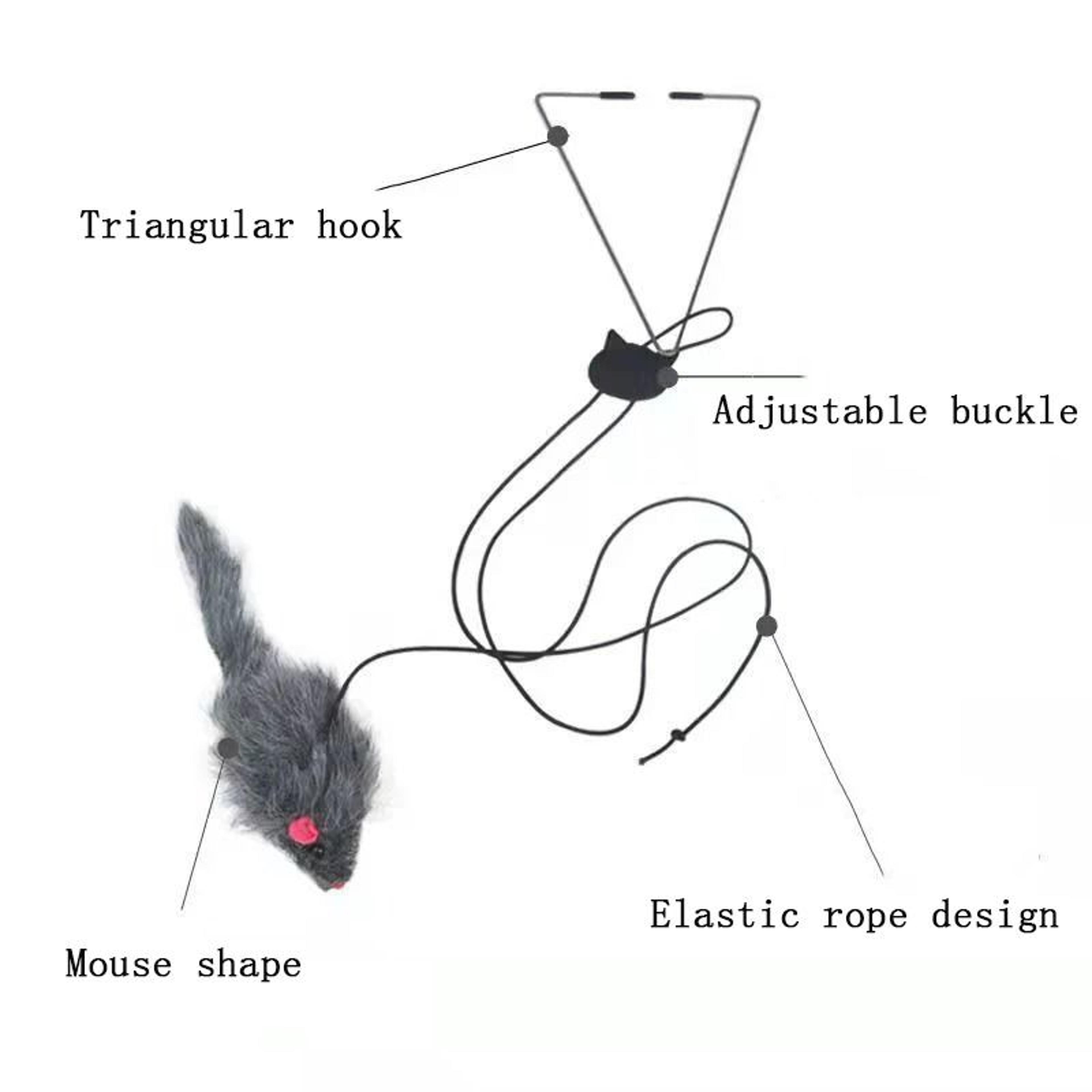 Hanging Door Interactive Plush Mouse Toy 4