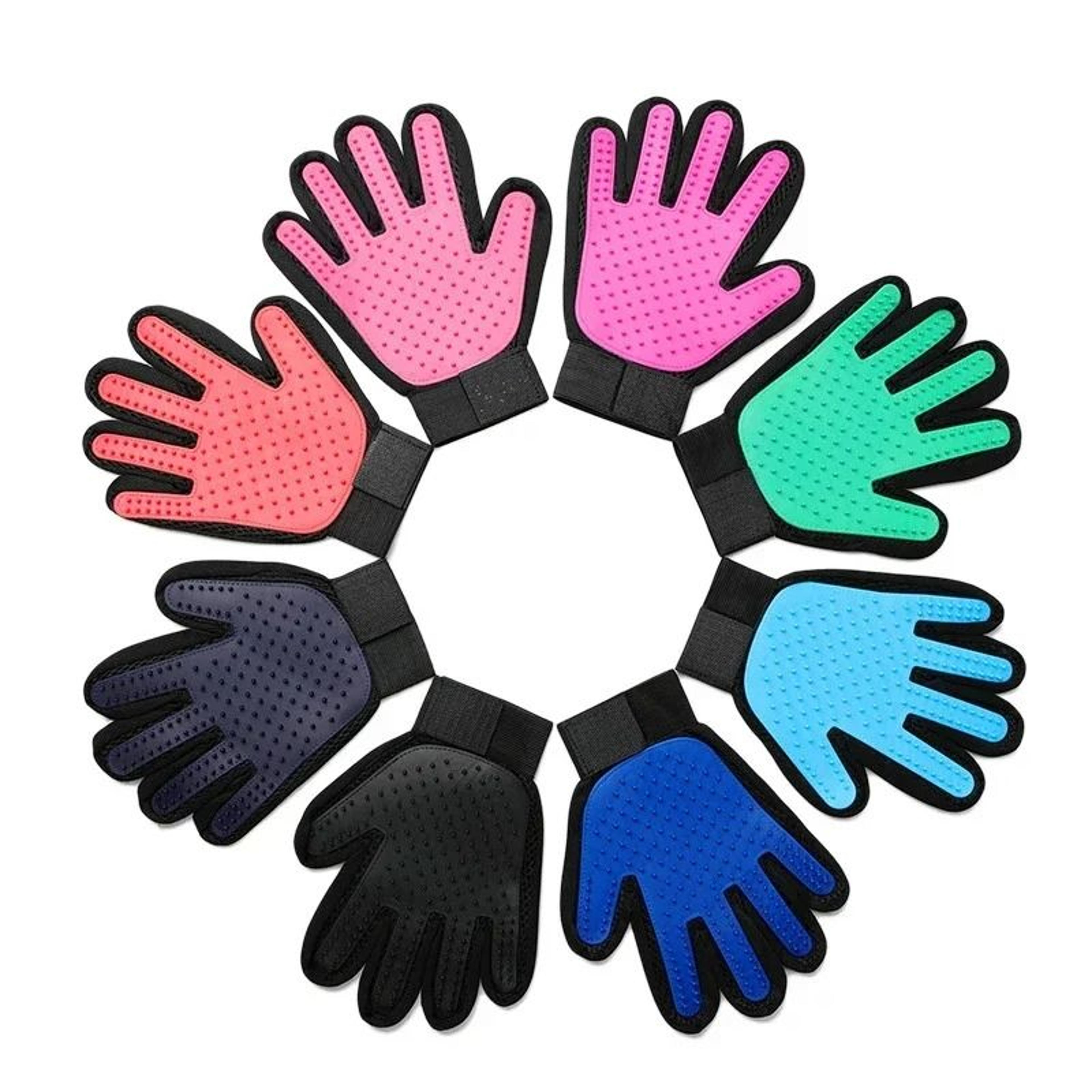 Pet Silicone Grooming  Deshedding Gloves 6