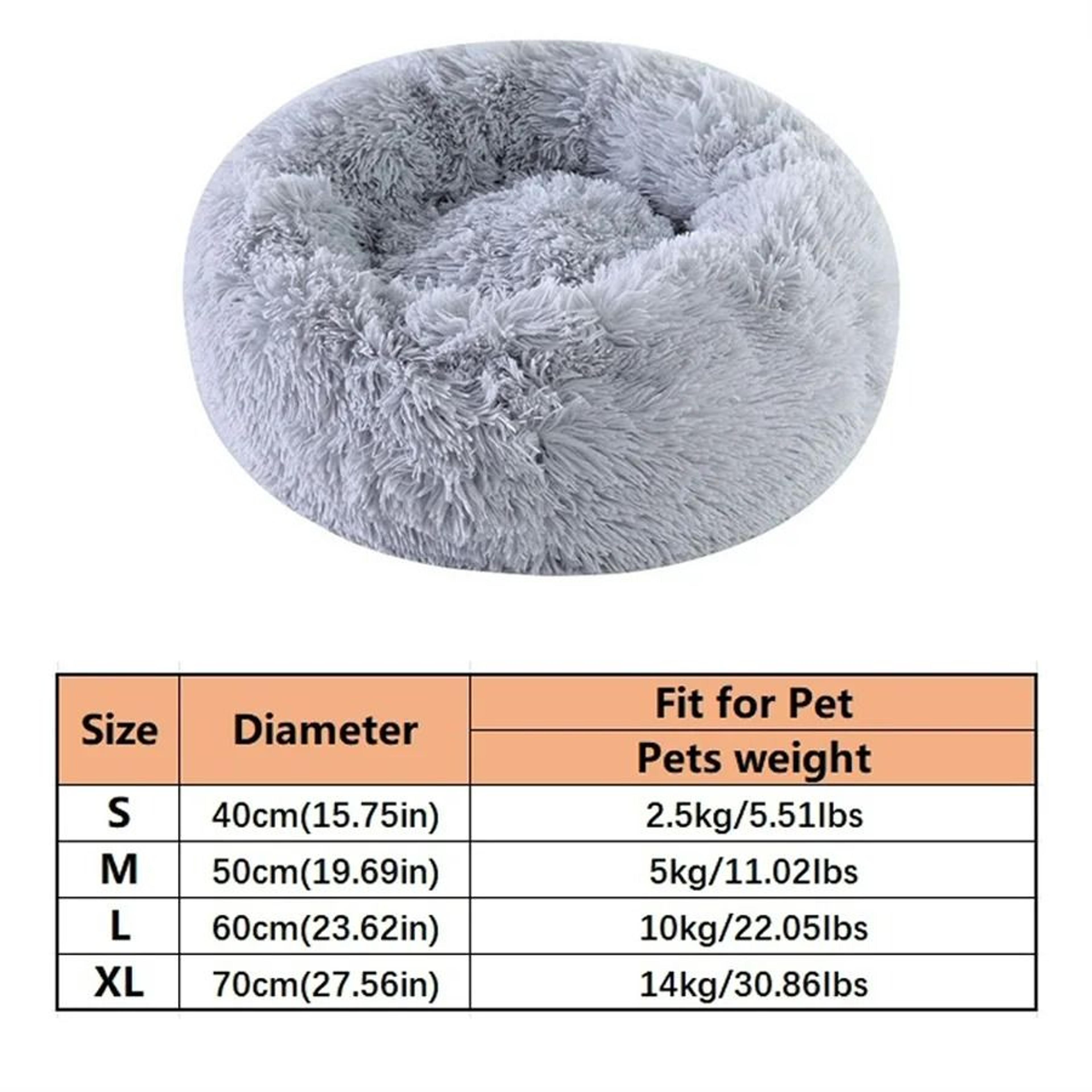 UltraSoft Faux Fur Calming Donut Bed 9