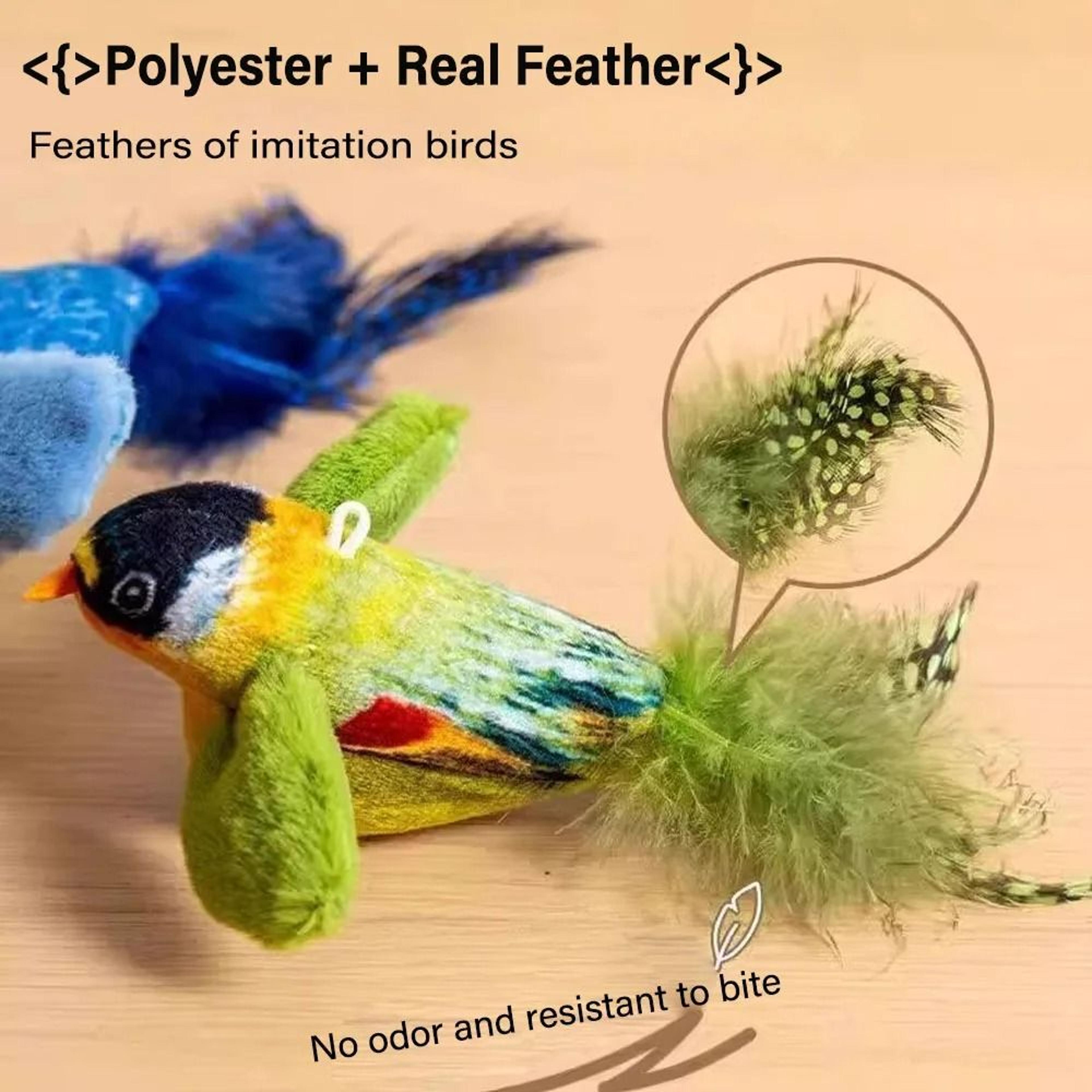 Realistic Chirping Simulation Bird Cat Toy 5