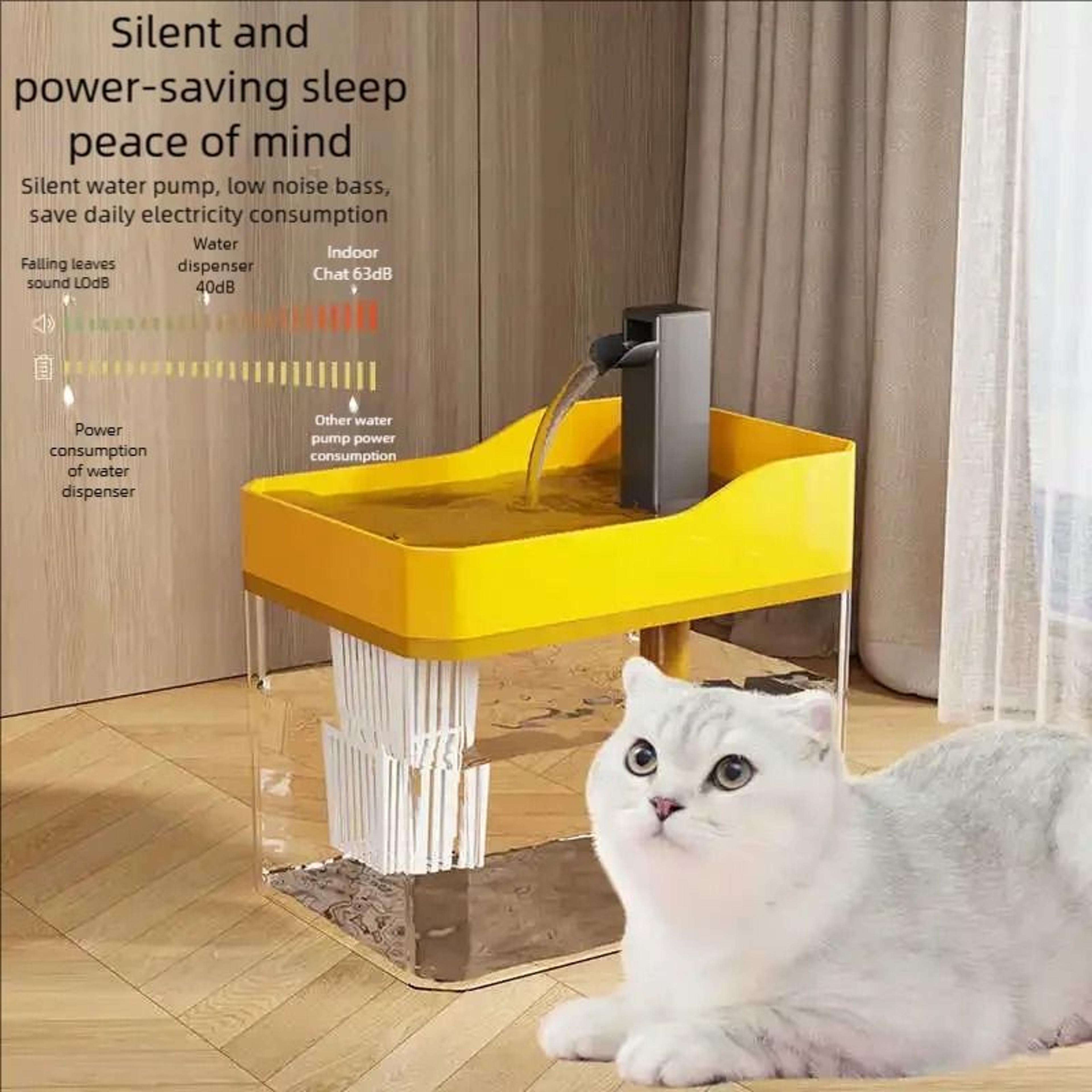 Transparent Automatic Circulating Pet Fountain 4