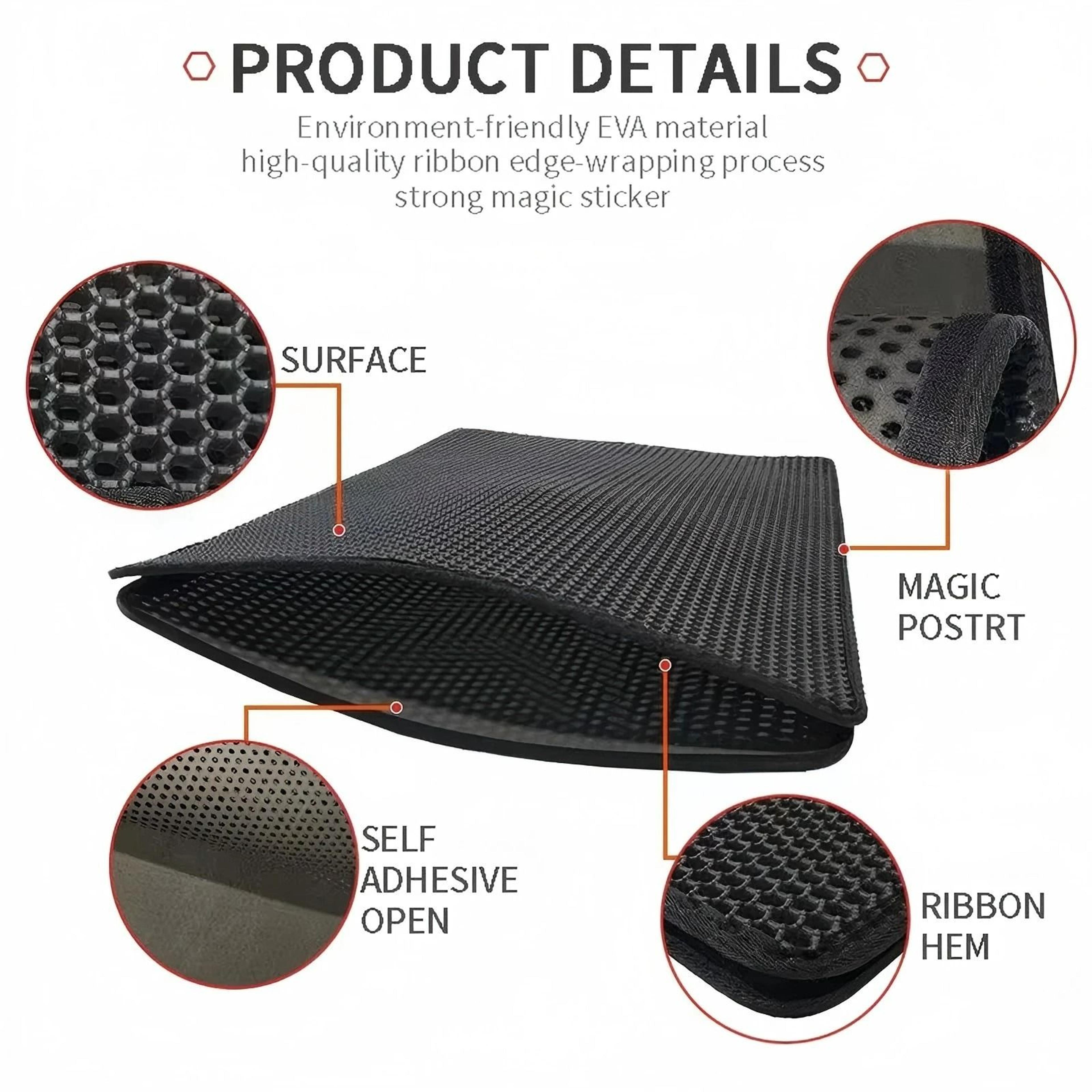 Double Layer Waterproof Cat Litter Trapper Mat 3