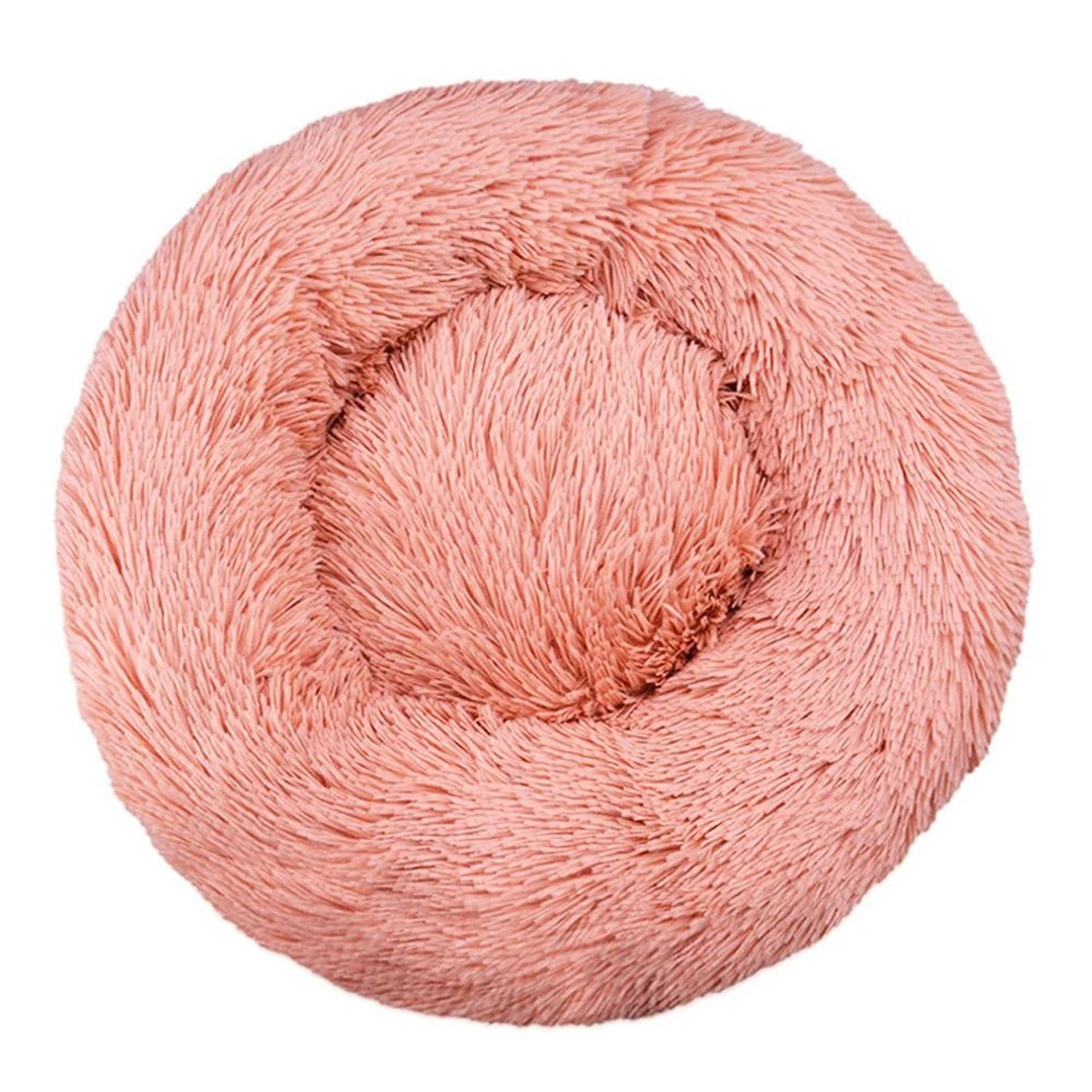 Super Soft Long Plush Calming Pet Bed  Warm Winter Nest 11