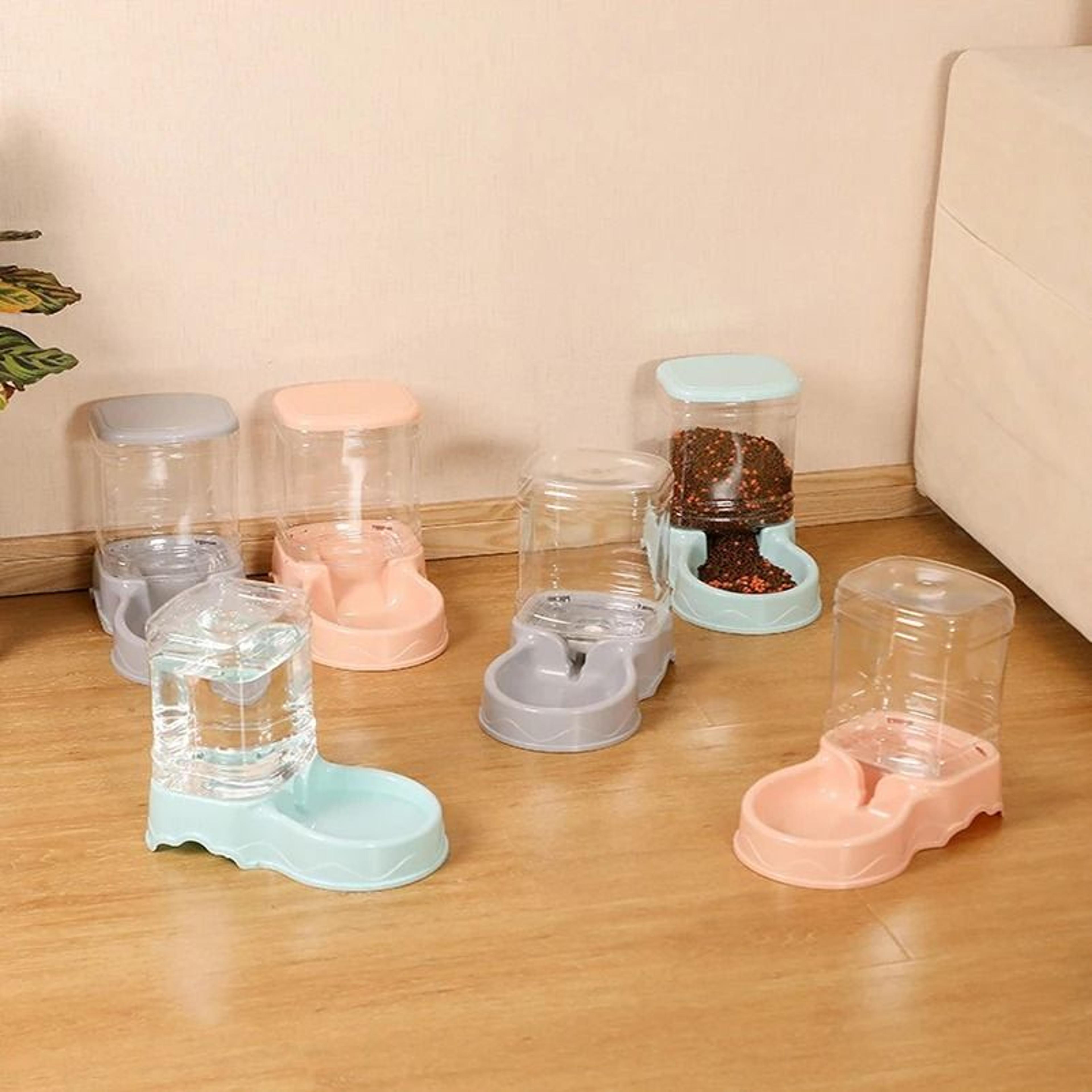 38L HighCapacity Automatic Pet Feeder  Gravity Water Dispenser Set 0