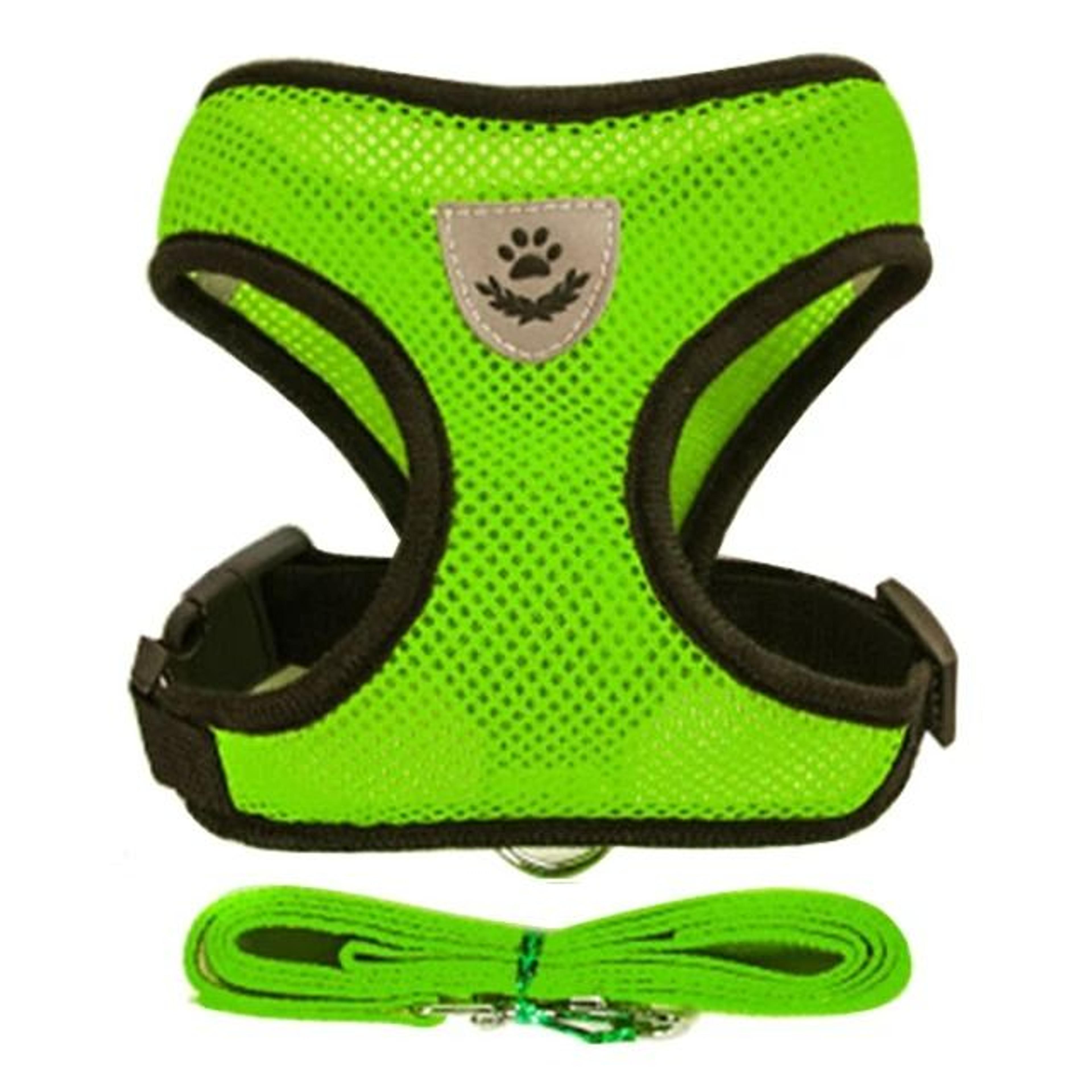 Adjustable Breathable Mesh Cat Harness  Leash Set 8