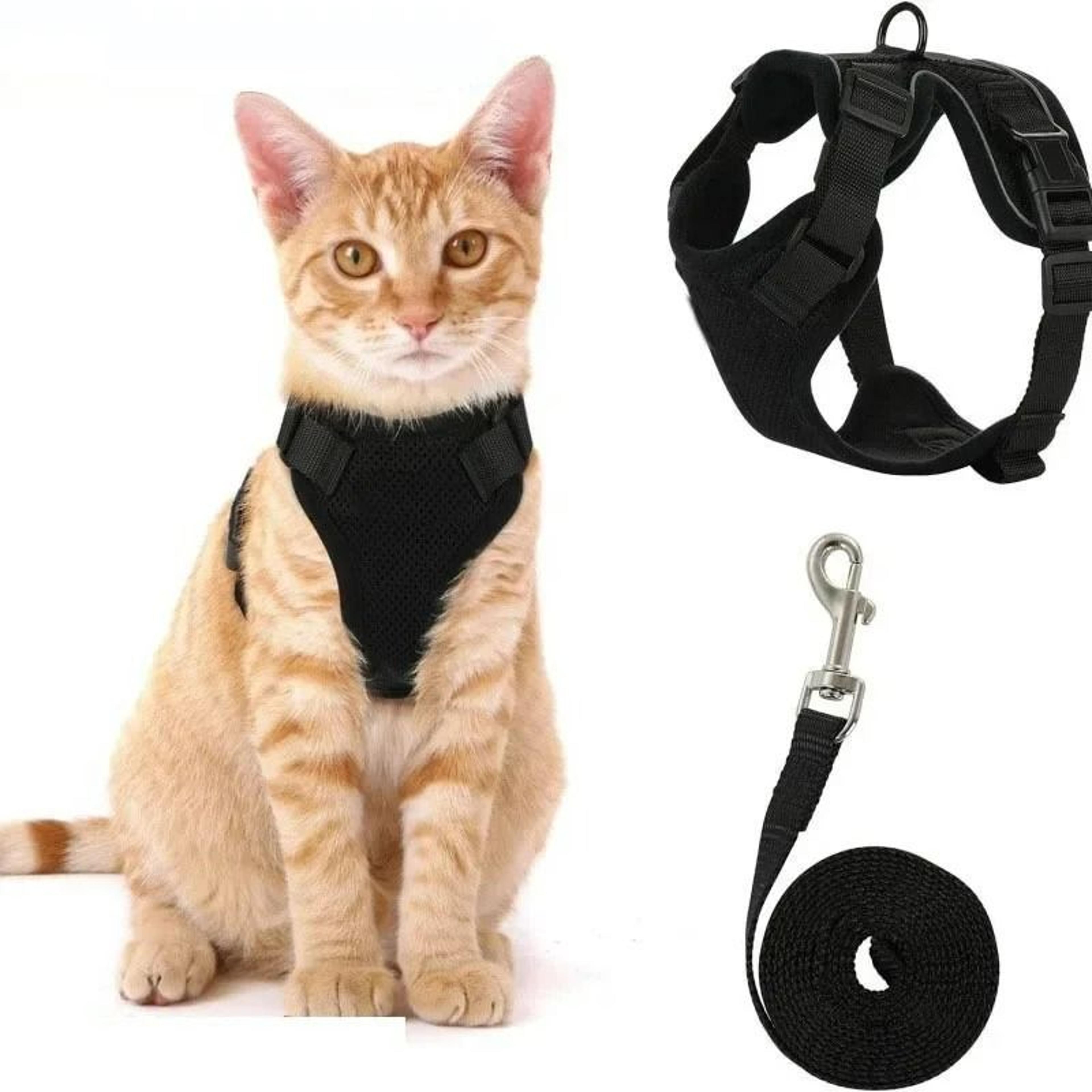 EscapeProof Soft Mesh Cat Harness  Leash Set 0