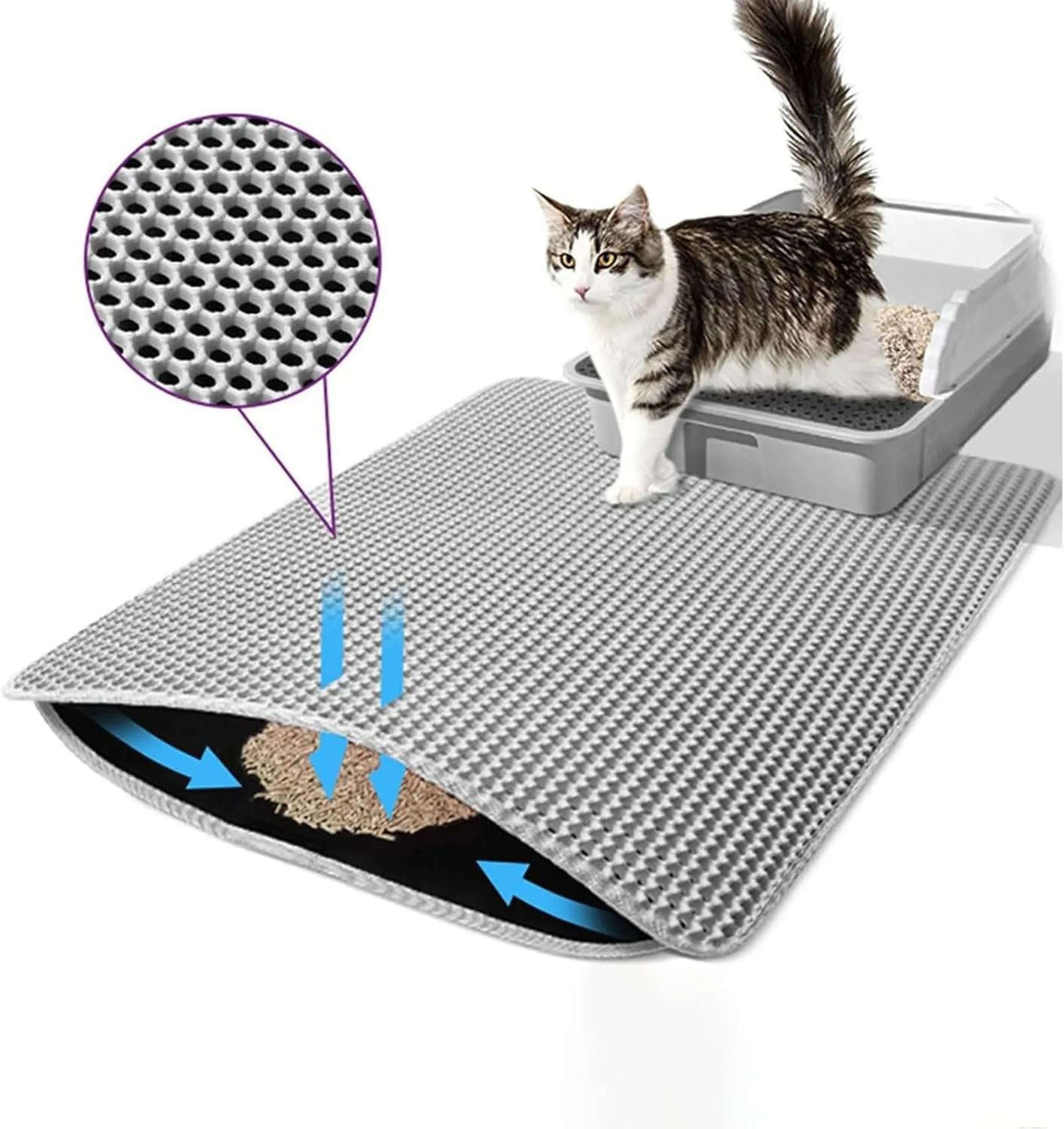 Waterproof DoubleLayer Cat Litter Trapping Mat 1