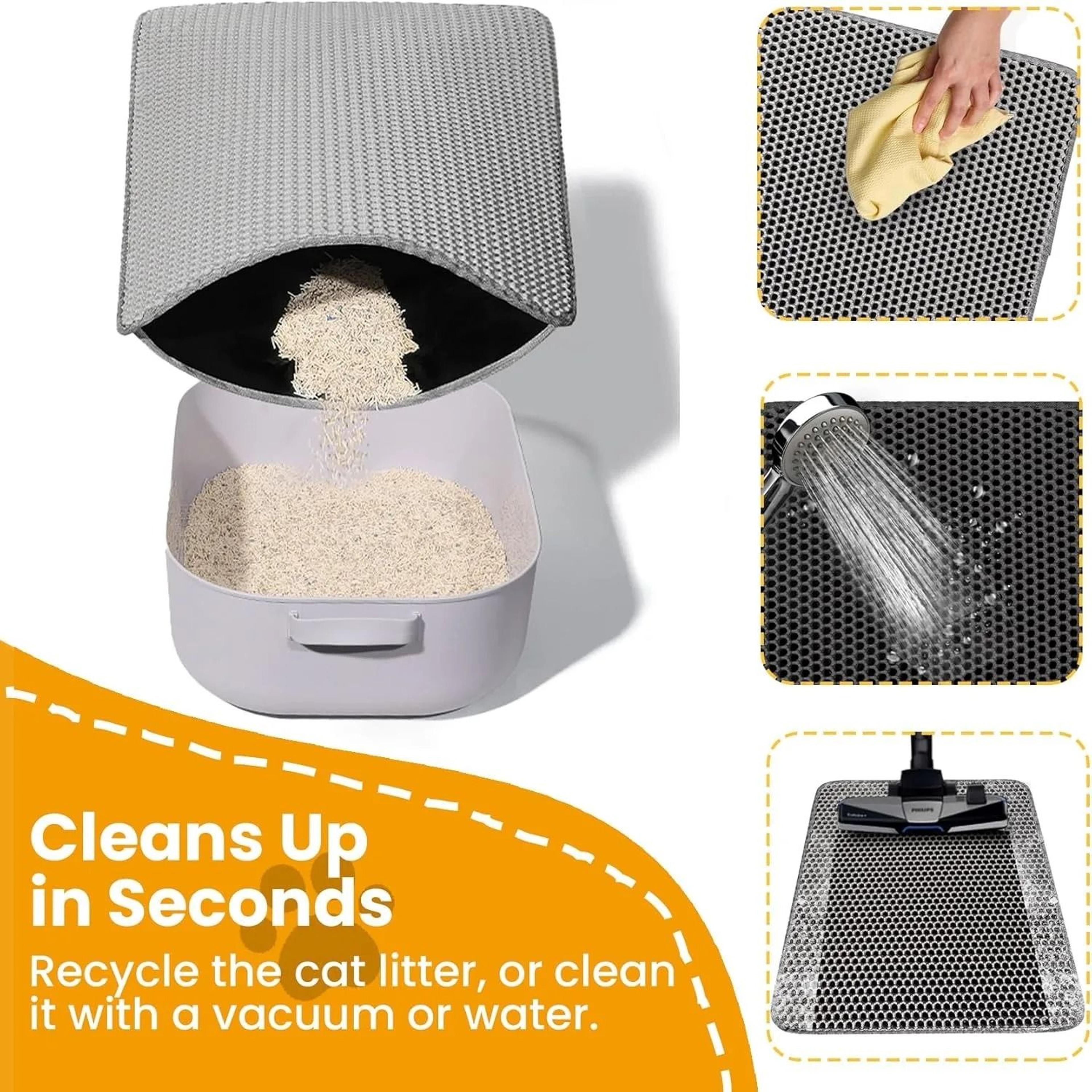 Waterproof DoubleLayer Cat Litter Trapping Mat 4