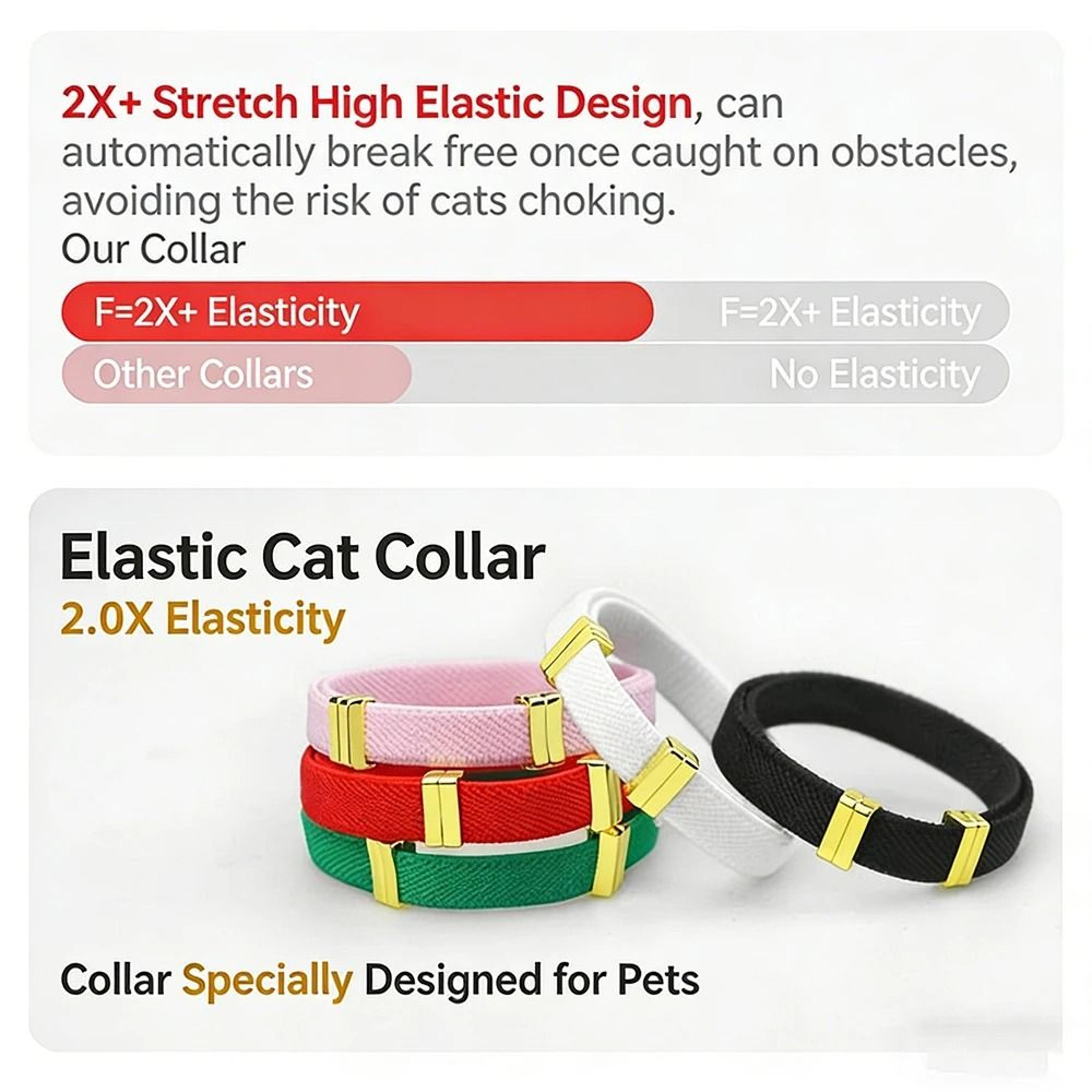New Breakaway AirTag Tracker Cat Collar With Custom ID 3