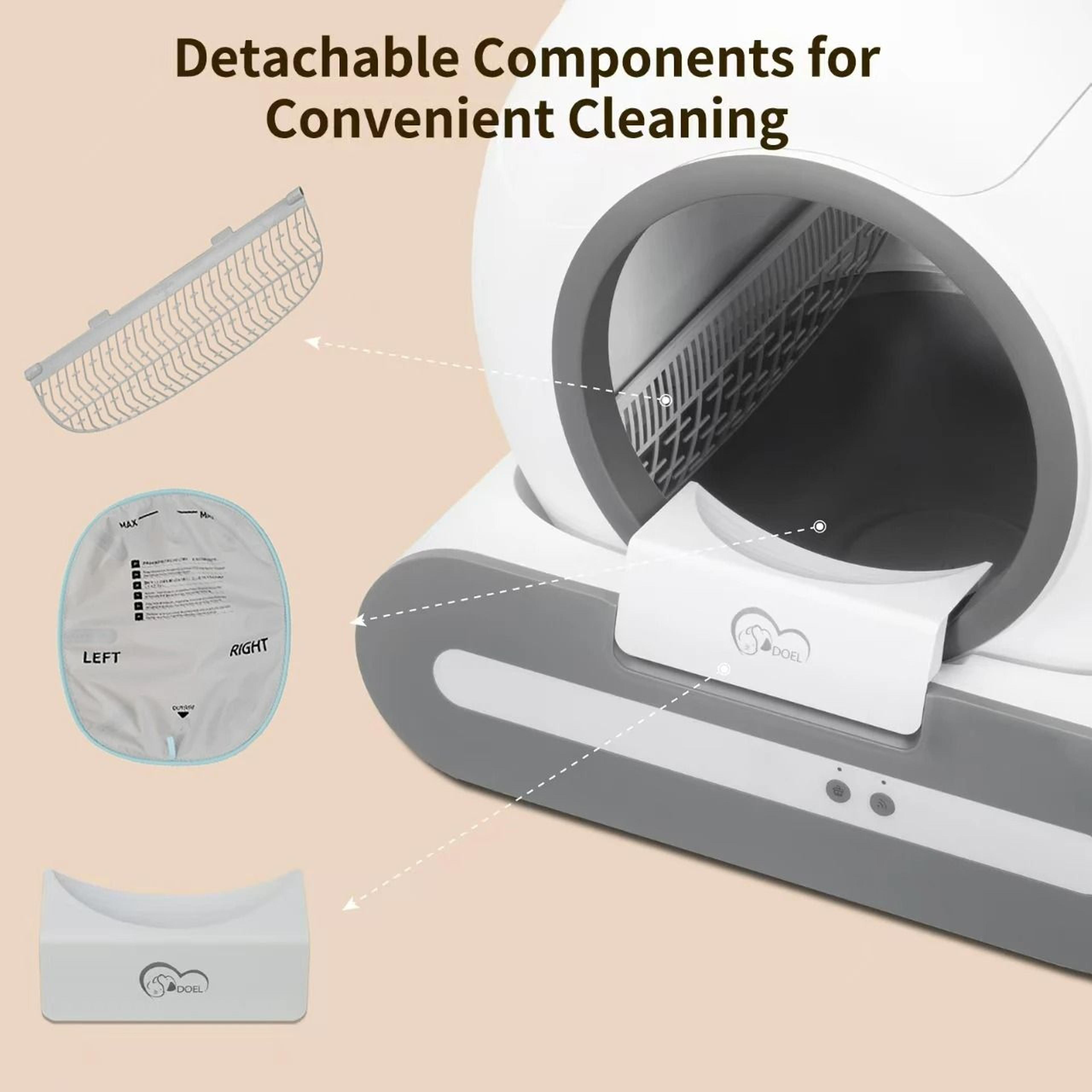 Smart SelfCleaning Automatic Cat Litter Box 6