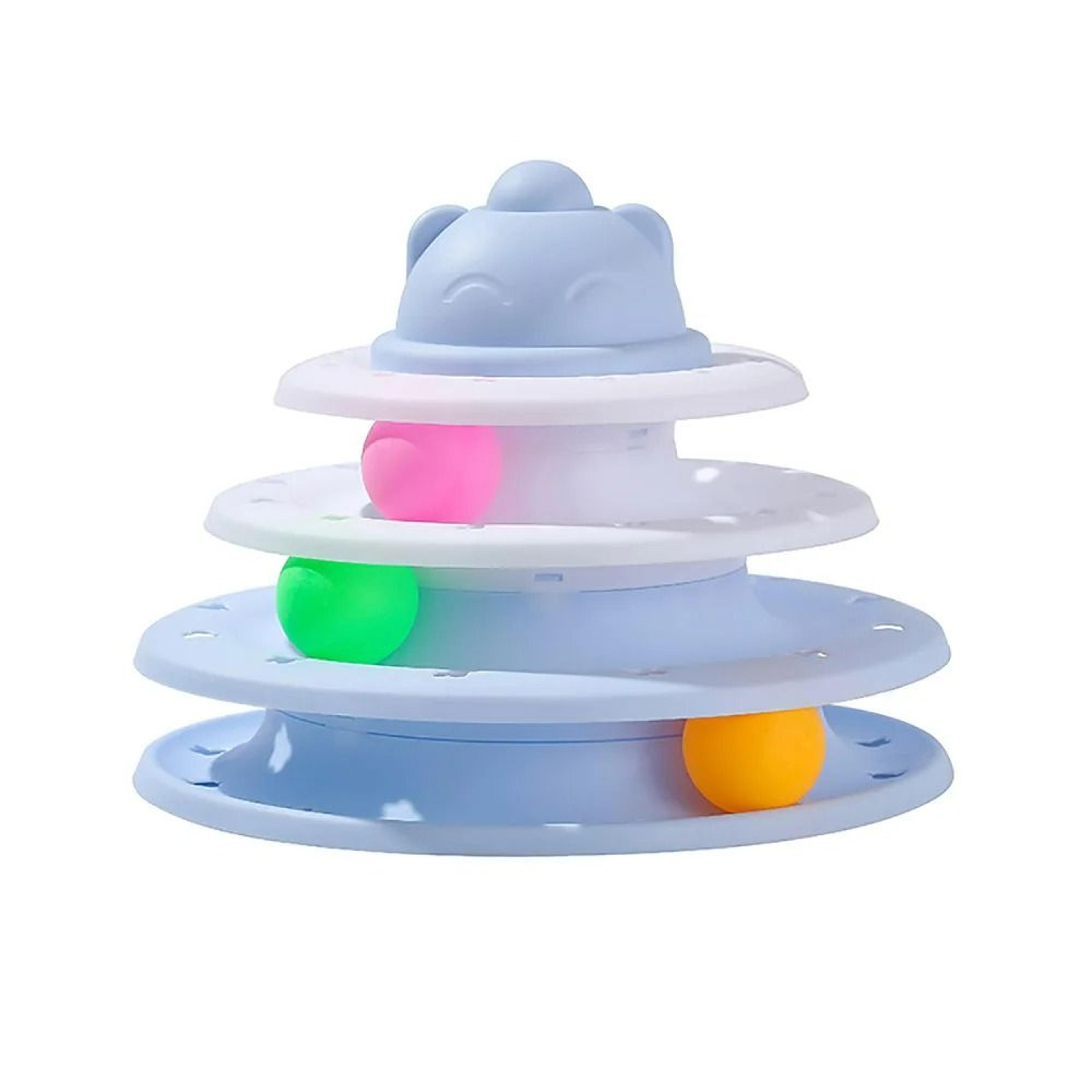 4Level Interactive Cat Toy Tower 4