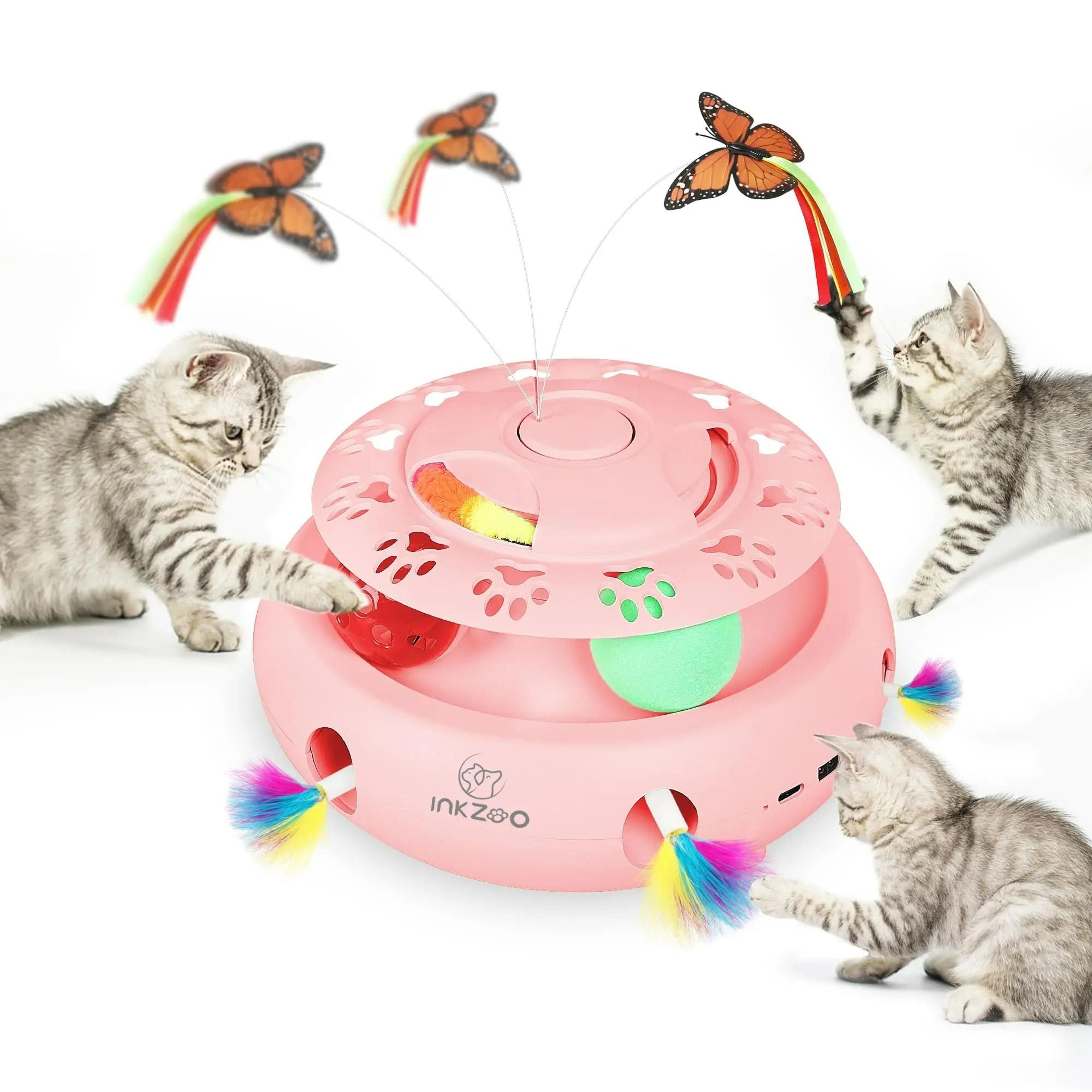4-in-1 smart interactive feline entertainment station