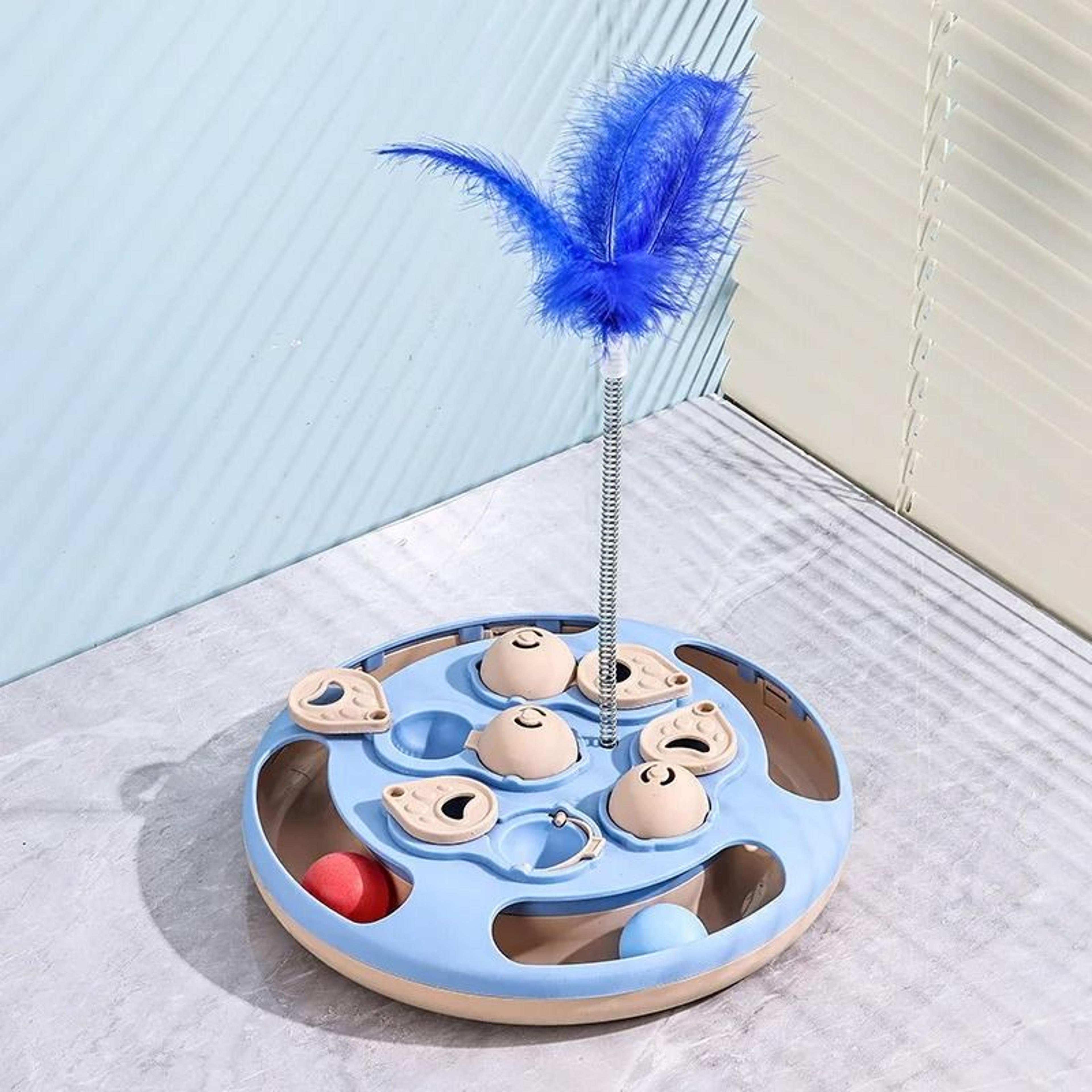 Interactive Turntable Smart Cat Puzzle  Slow Feeder 12