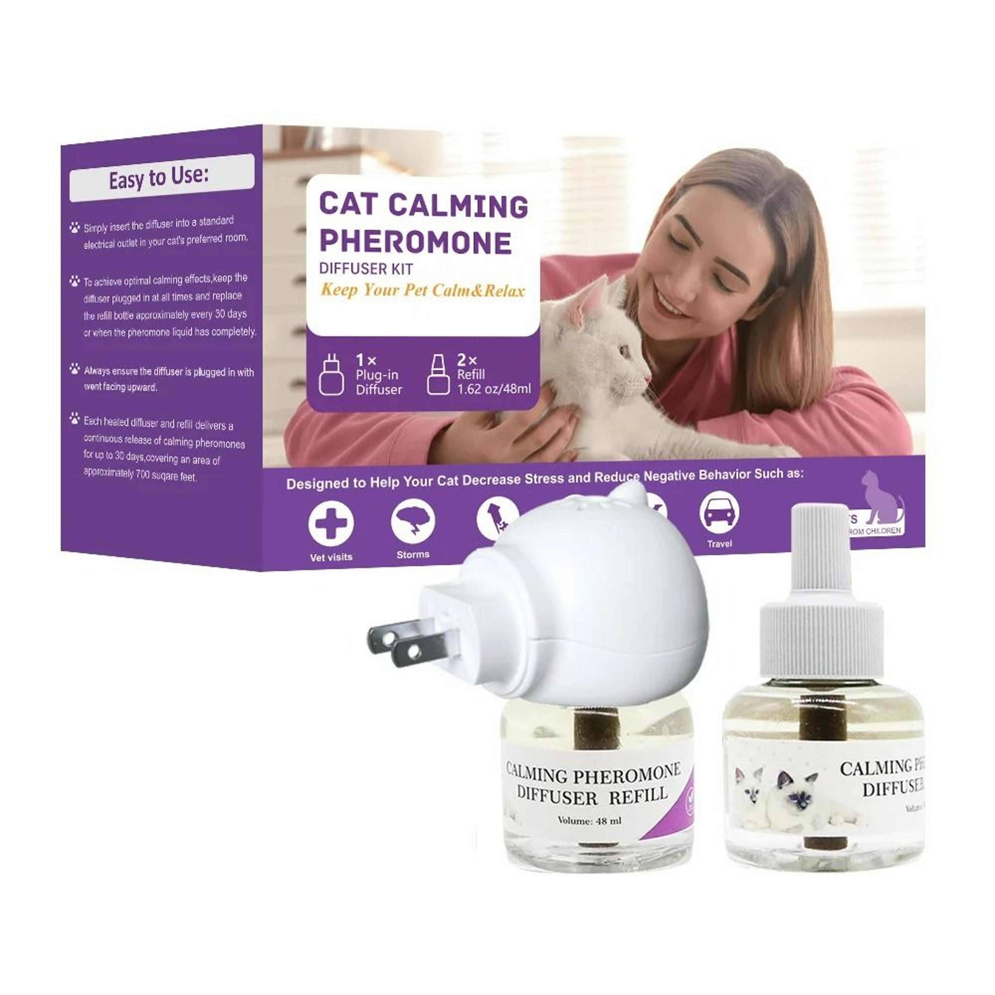 Advanced Feline Pheromone Calming Diffuser Kit 7