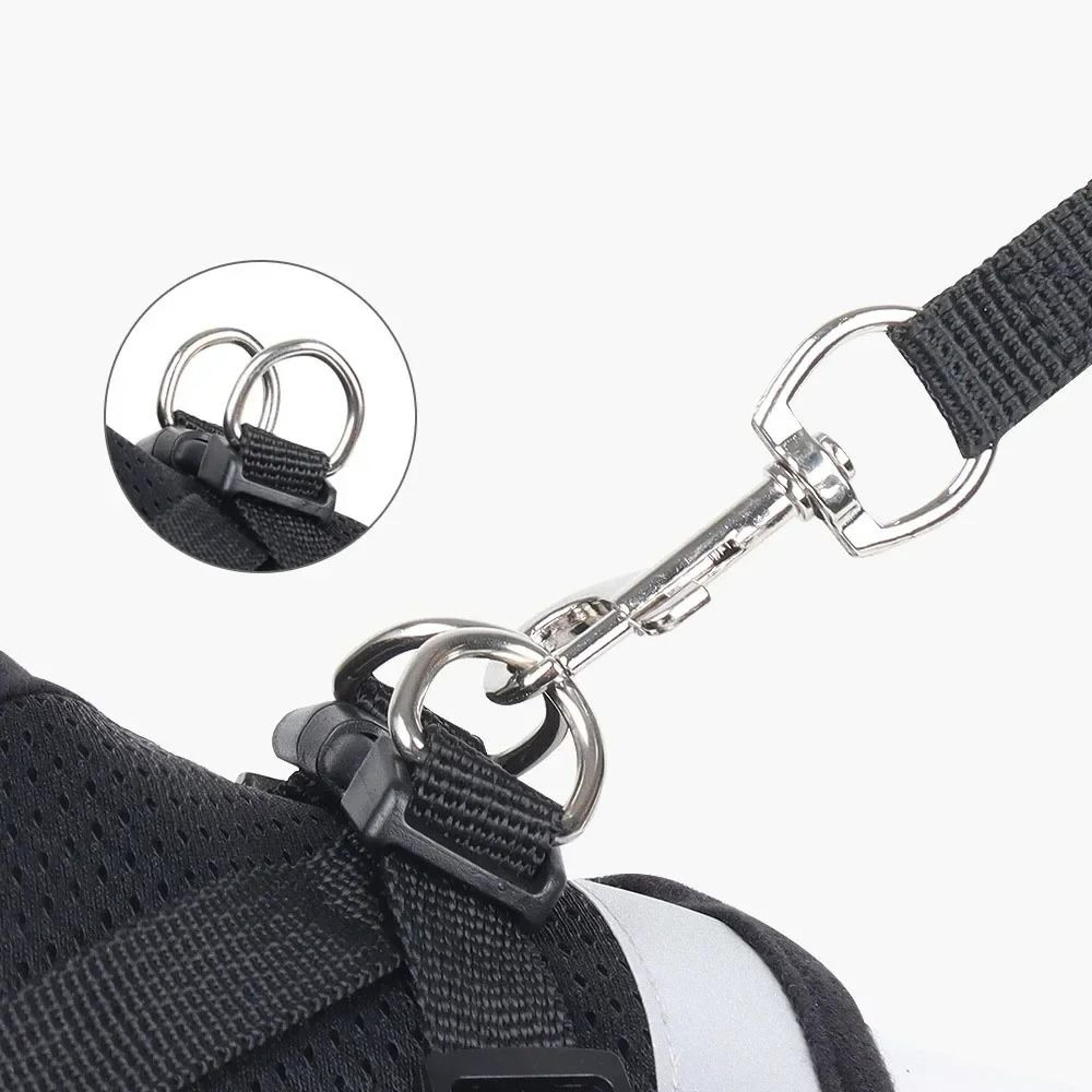 EscapeProof Reflective Soft Mesh Pet Harness Set 6
