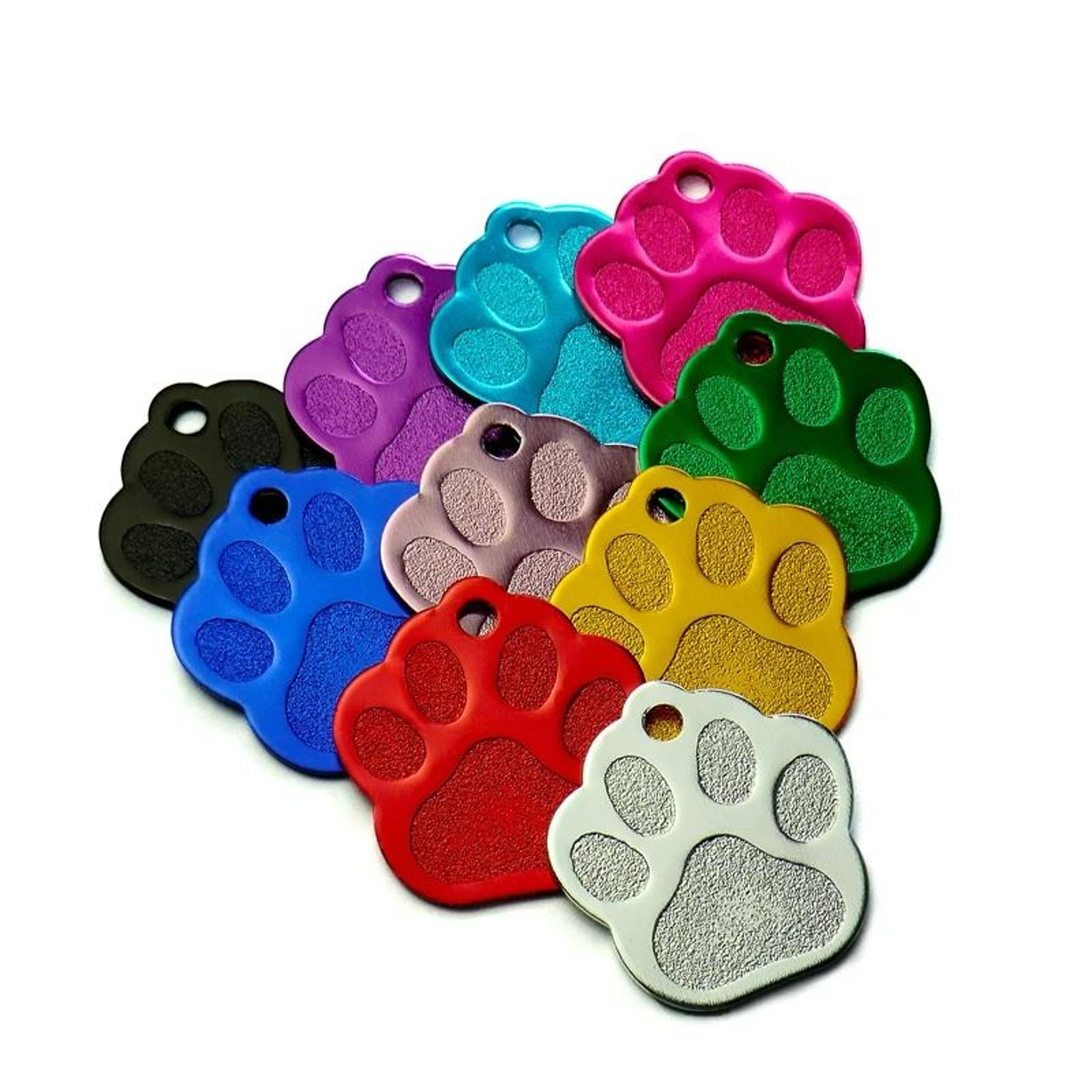 20Piece Bulk Personalized PawShape Pet ID Tags 0