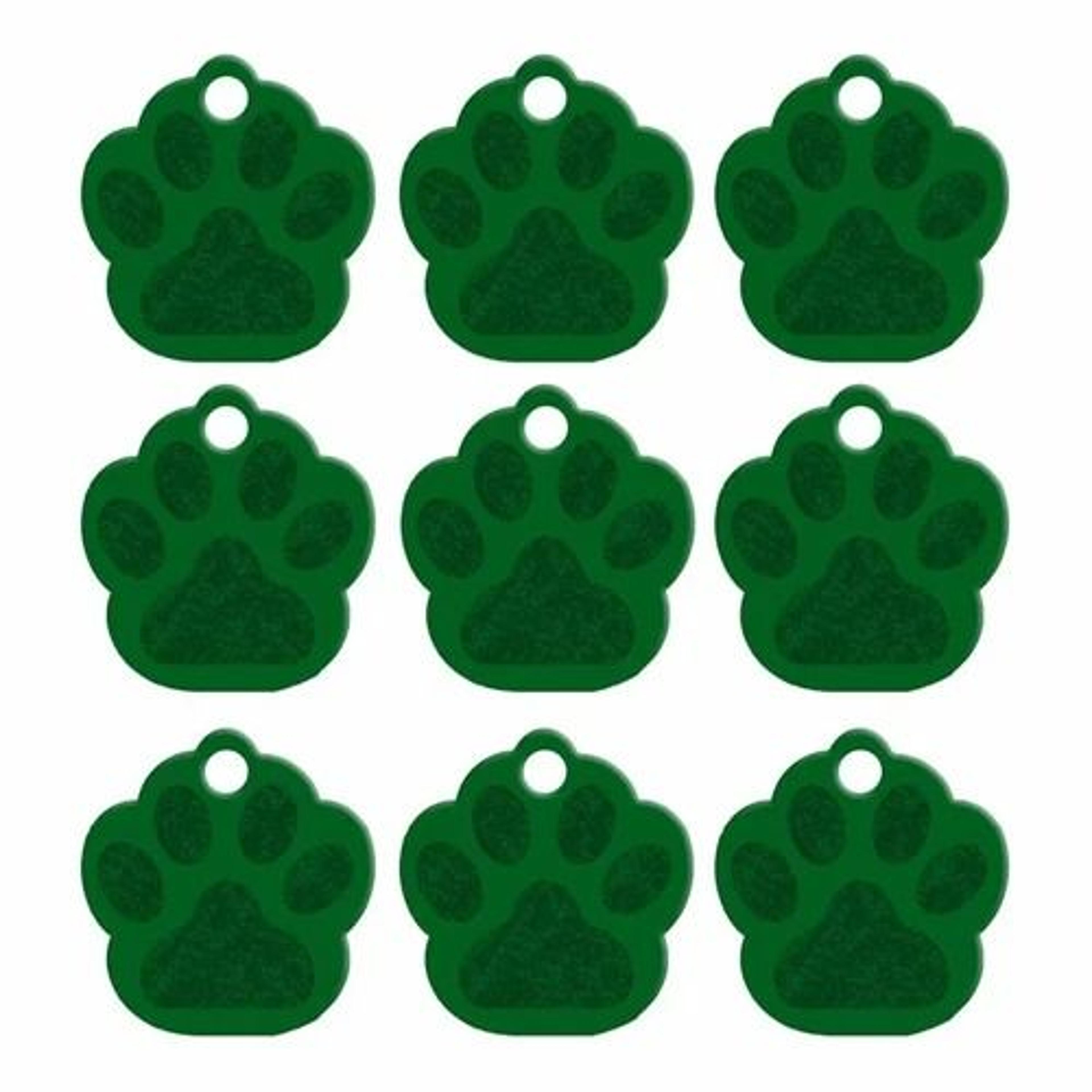 20Piece Bulk Personalized PawShape Pet ID Tags 9