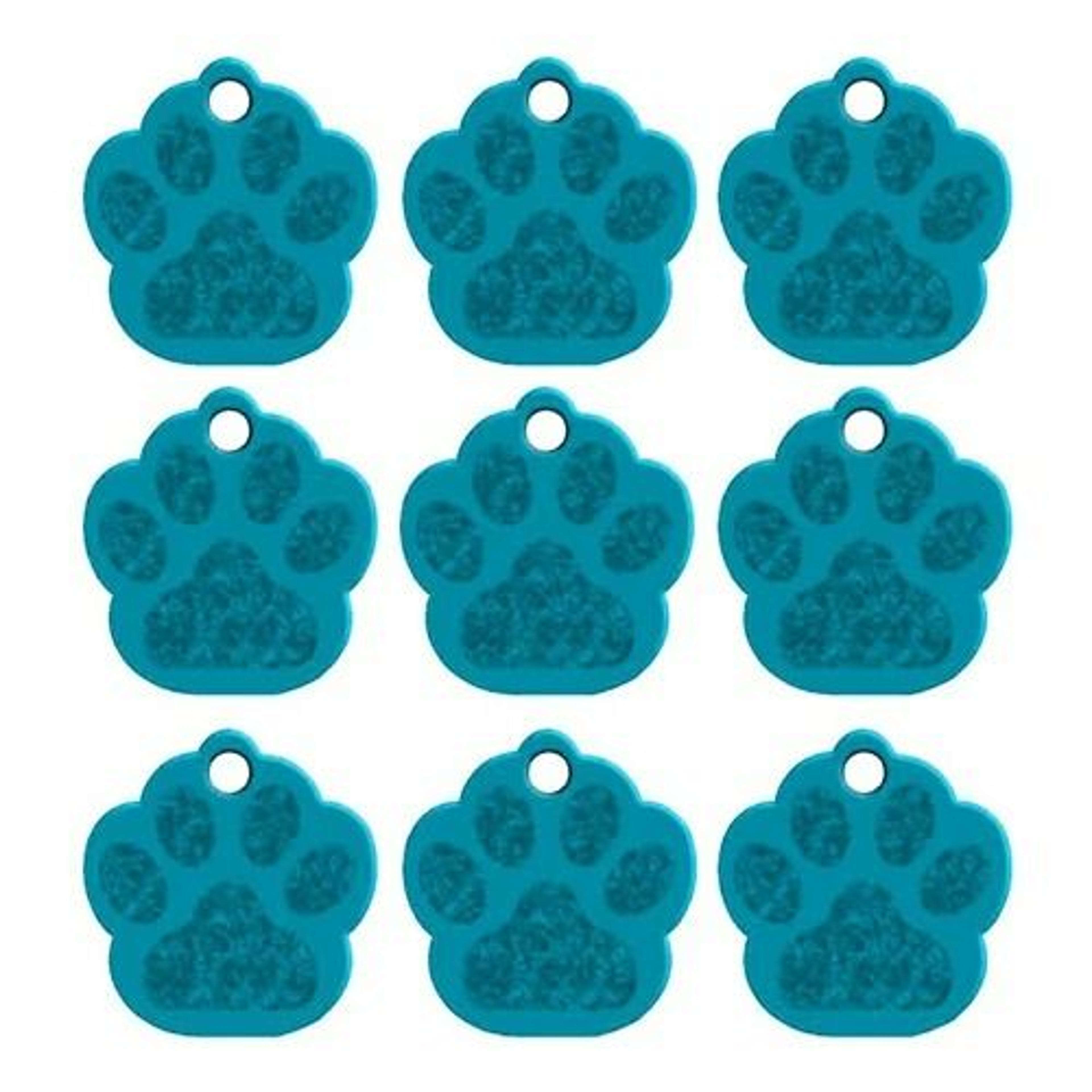 20Piece Bulk Personalized PawShape Pet ID Tags 15