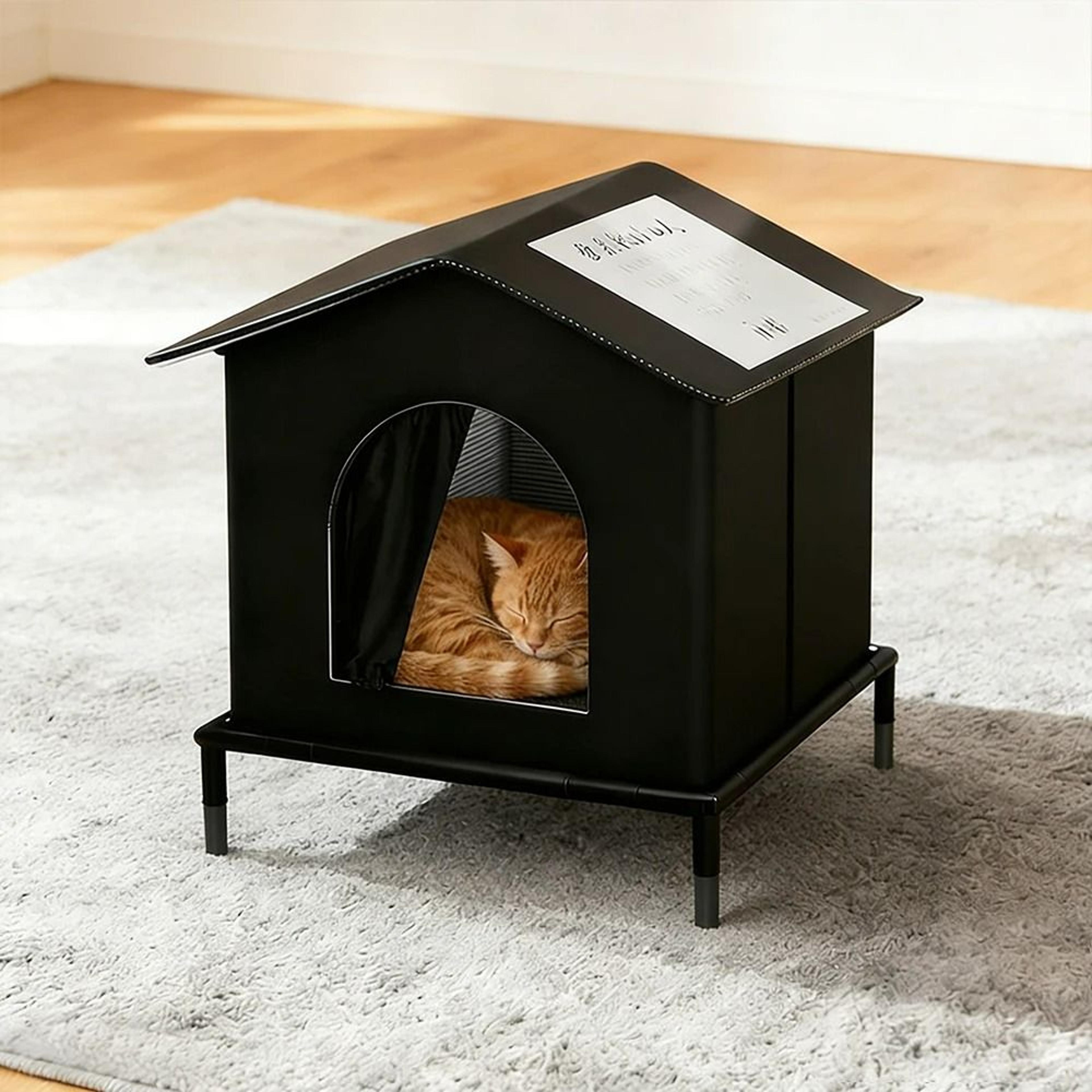 insulated all-season outdoor & indoor cat sanctuary