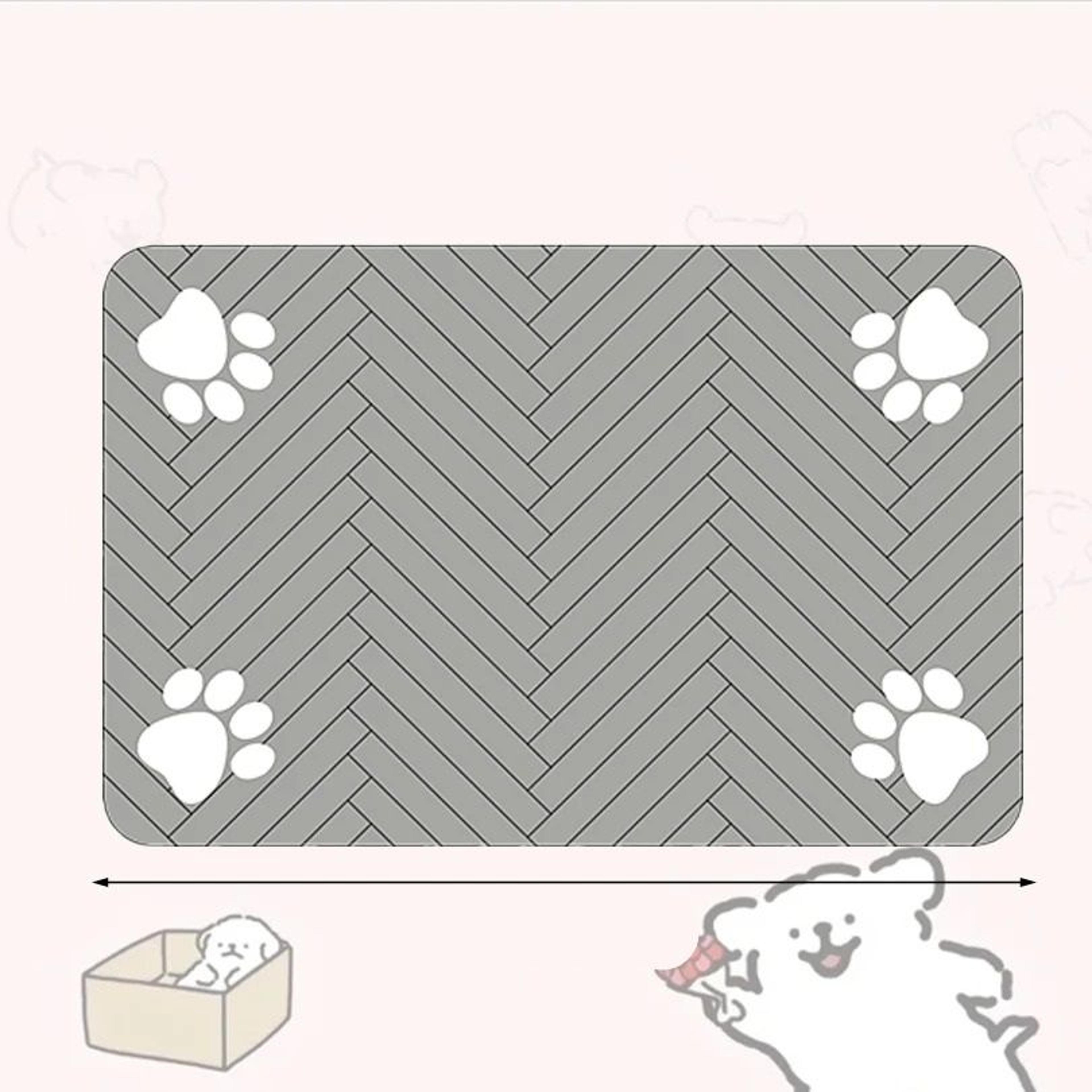QuickDry Absorbent Pet Feeding  Bowl Placemat 7