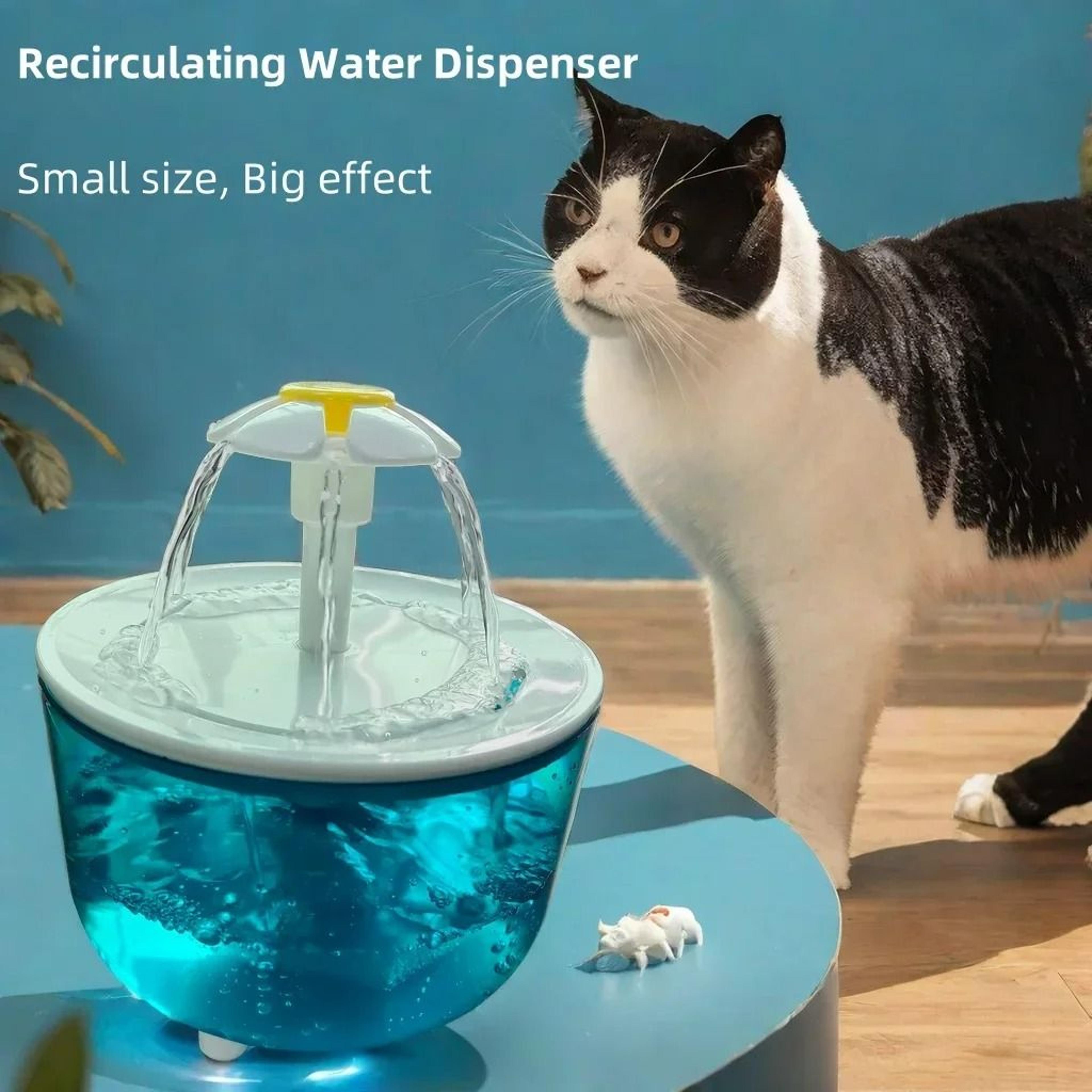 1.2l ultra-quiet recirculating pet water fountain