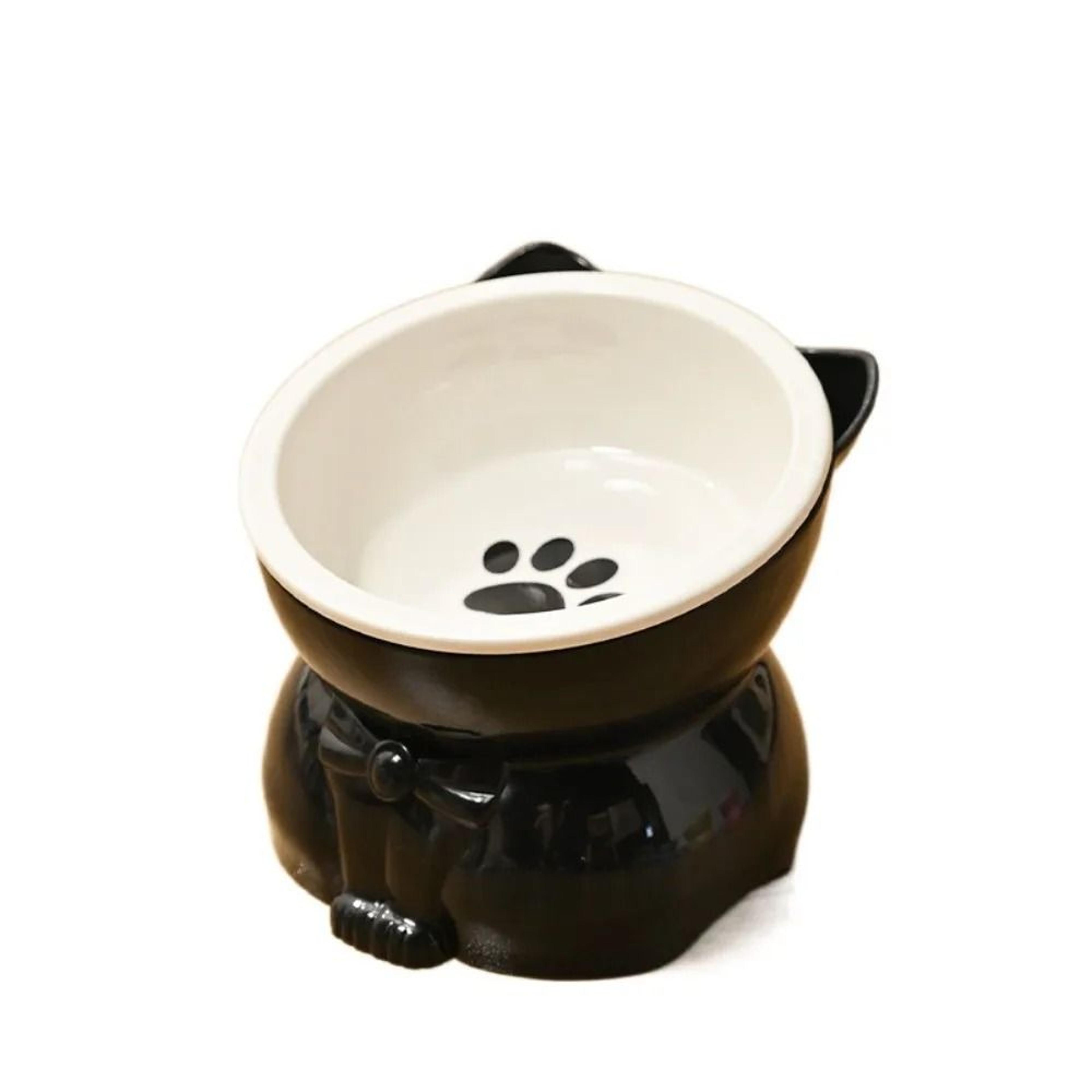 Creative Slanted Ceramic Pet Feeding Basin 7